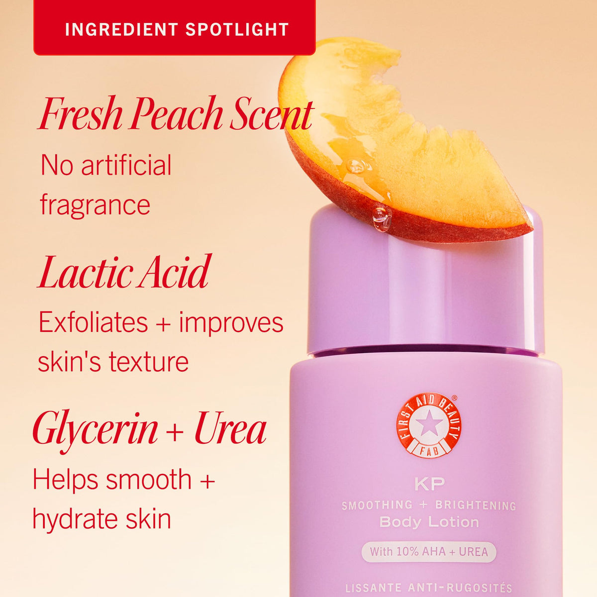 First Aid Beauty KP Smoothing and Brightening Body Lotion 6 - First Aid Beauty Official Imagery - 6