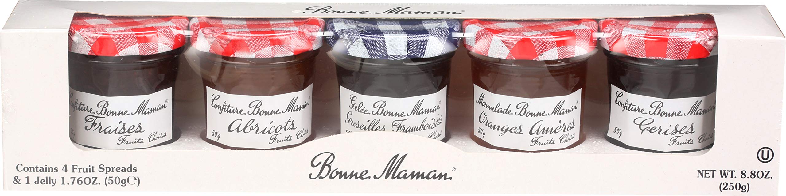 Bonne Maman 5 Flavor Gift Pack, 1.76-Ounces - Product Imagery