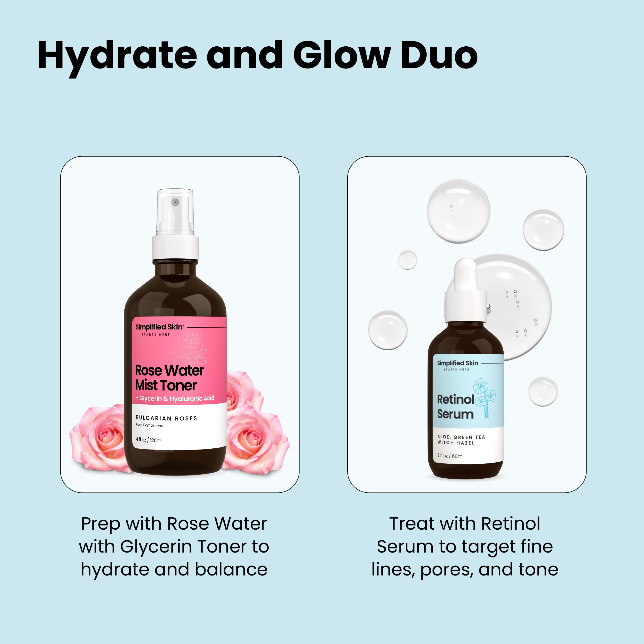 Simplified Skin 2.5% Retinol Serum for Face with Hyaluronic Acid, 2 Fl Oz - Simplified Skin Official Product View 7