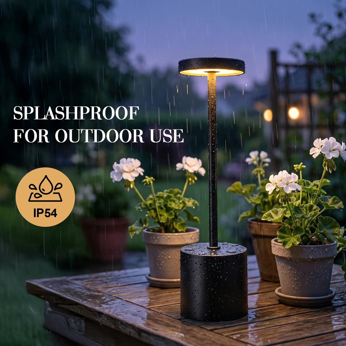 Cordless Table Lamp Set of 2 5000mAh Rechargeable Lamp with - AUDLES Official Imagery - 8