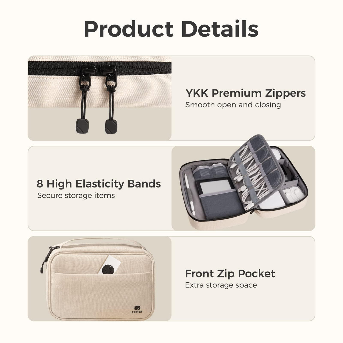 pack all Electronic Organizer Plus Shockproof Cable - pack all Official Imagery - 7