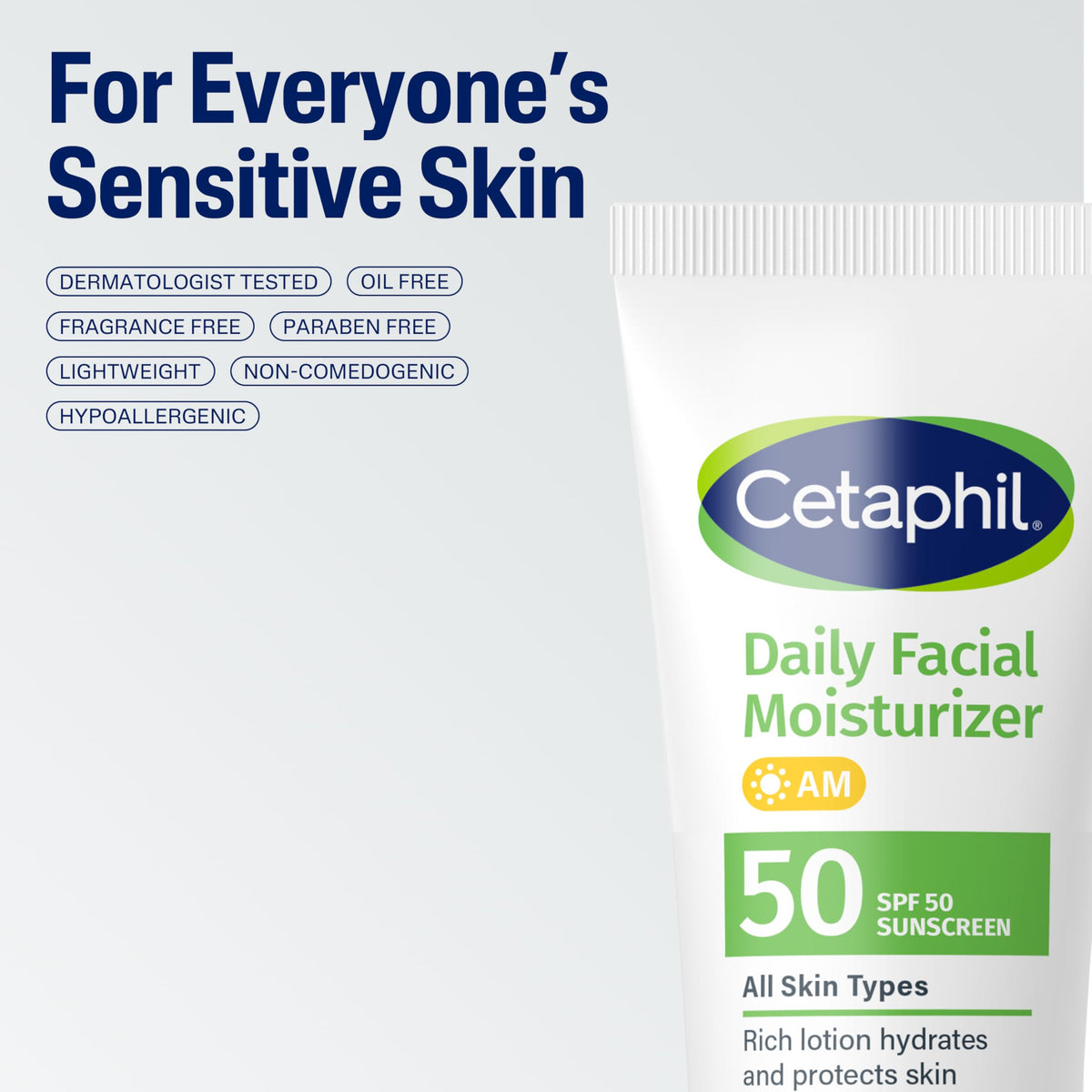 Cetaphil Daily Facial Moisturizer SPF 50 Fragrance Free 1 - Cetaphil Official Imagery - 7