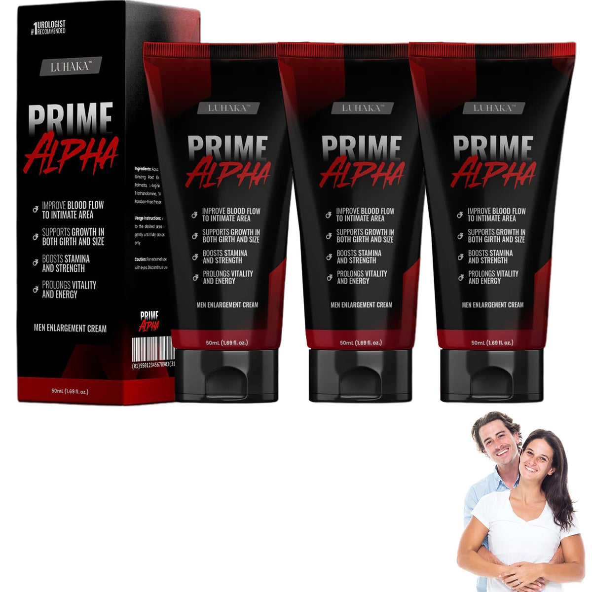 Prime Alpha Men Max Cream Men Body Cream - Luhaka Official Imagery - 7