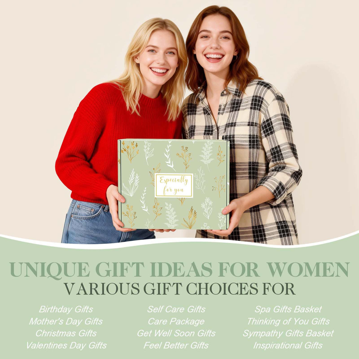 Wasocol Birthday Gifts for Women Self Care Gift Basket Get - Wasocol Official Imagery - 6
