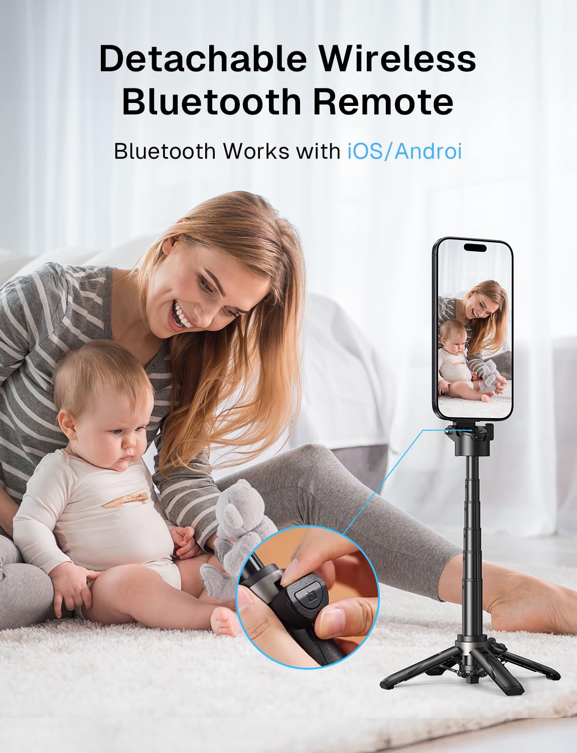 MAGIC JOHN Phone Tripod with 2 Selfie Light Portable Pocket - MAGIC JOHN Official Imagery - 6