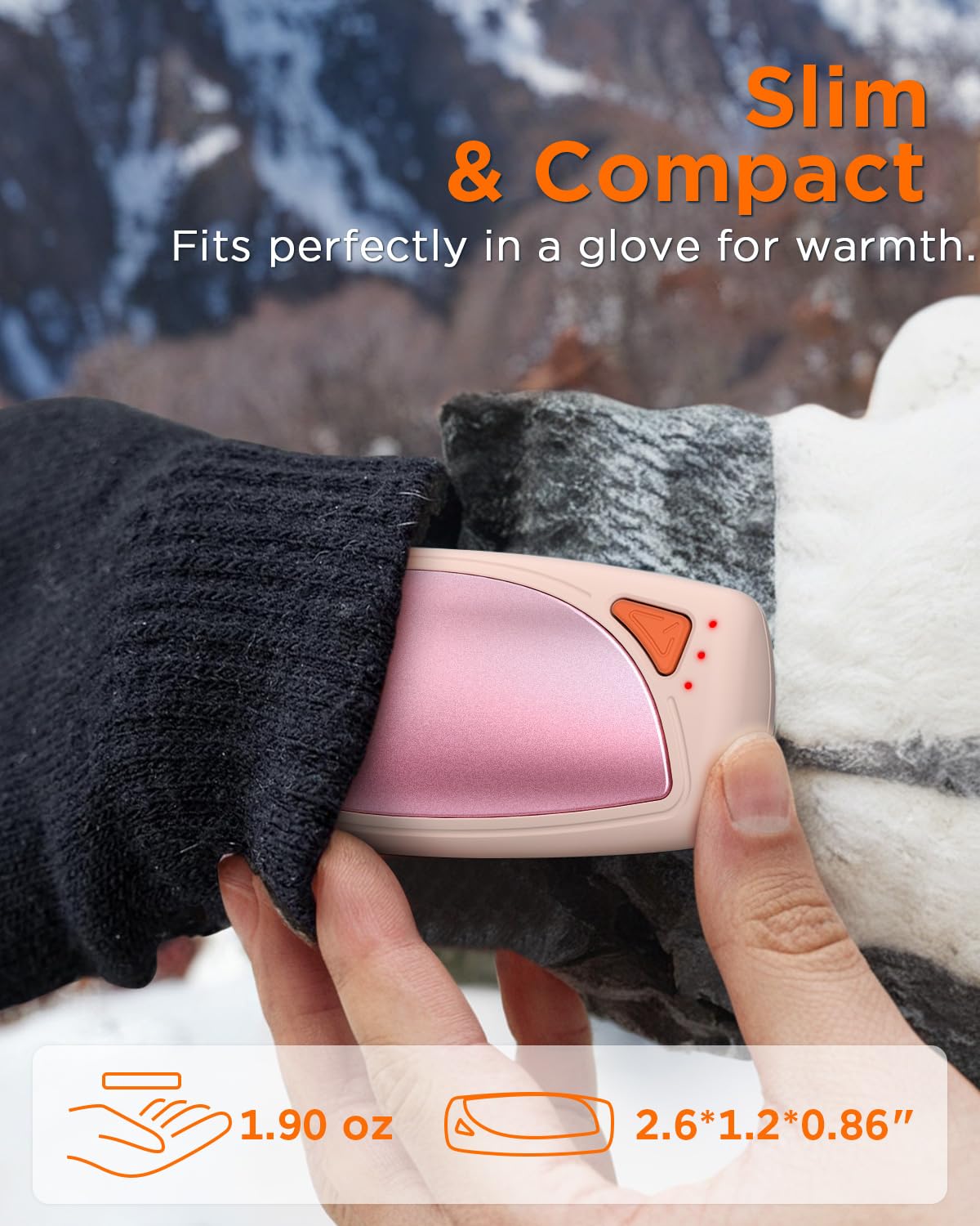 Hand Warmers Rechargeable with Charge Case 2 Packs 14 000mAh - vimwing Official Imagery - 6