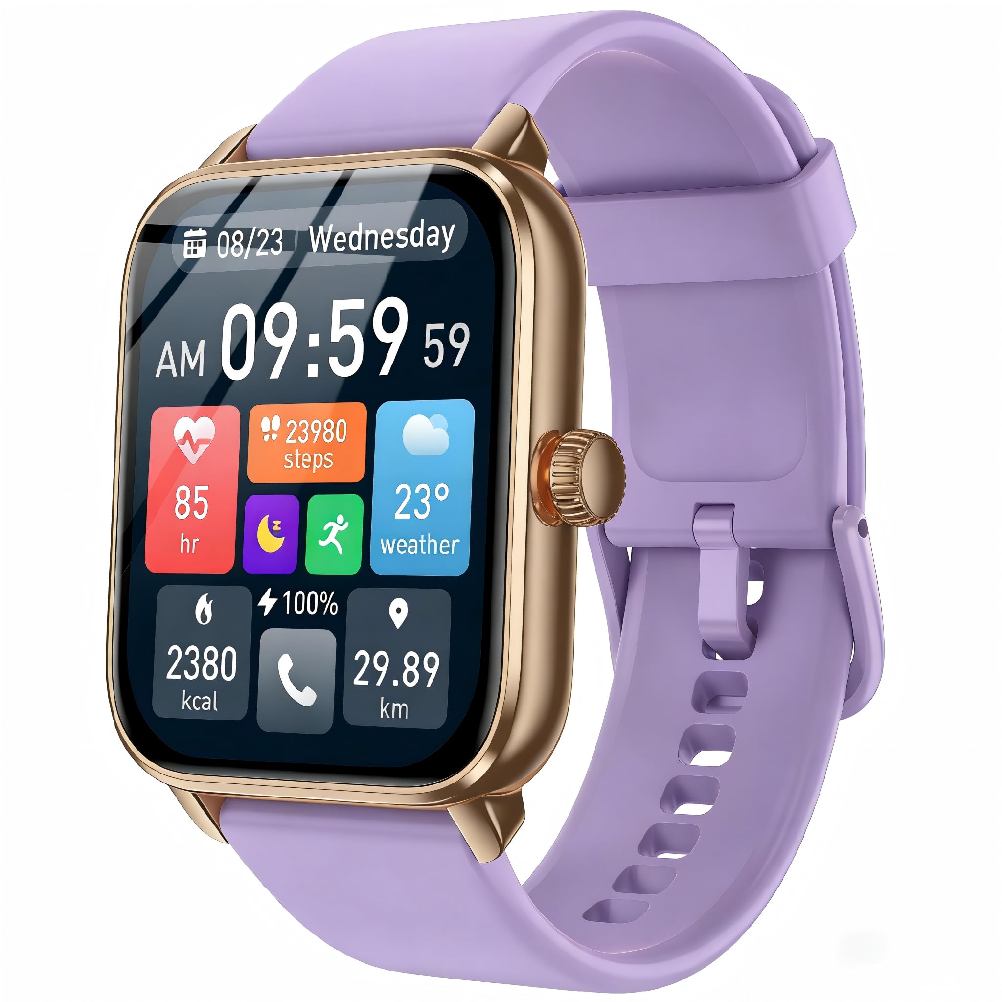 iBesi Smart Watches for Men Women with Alexa Built-in, Bluetooth Call, - View 9