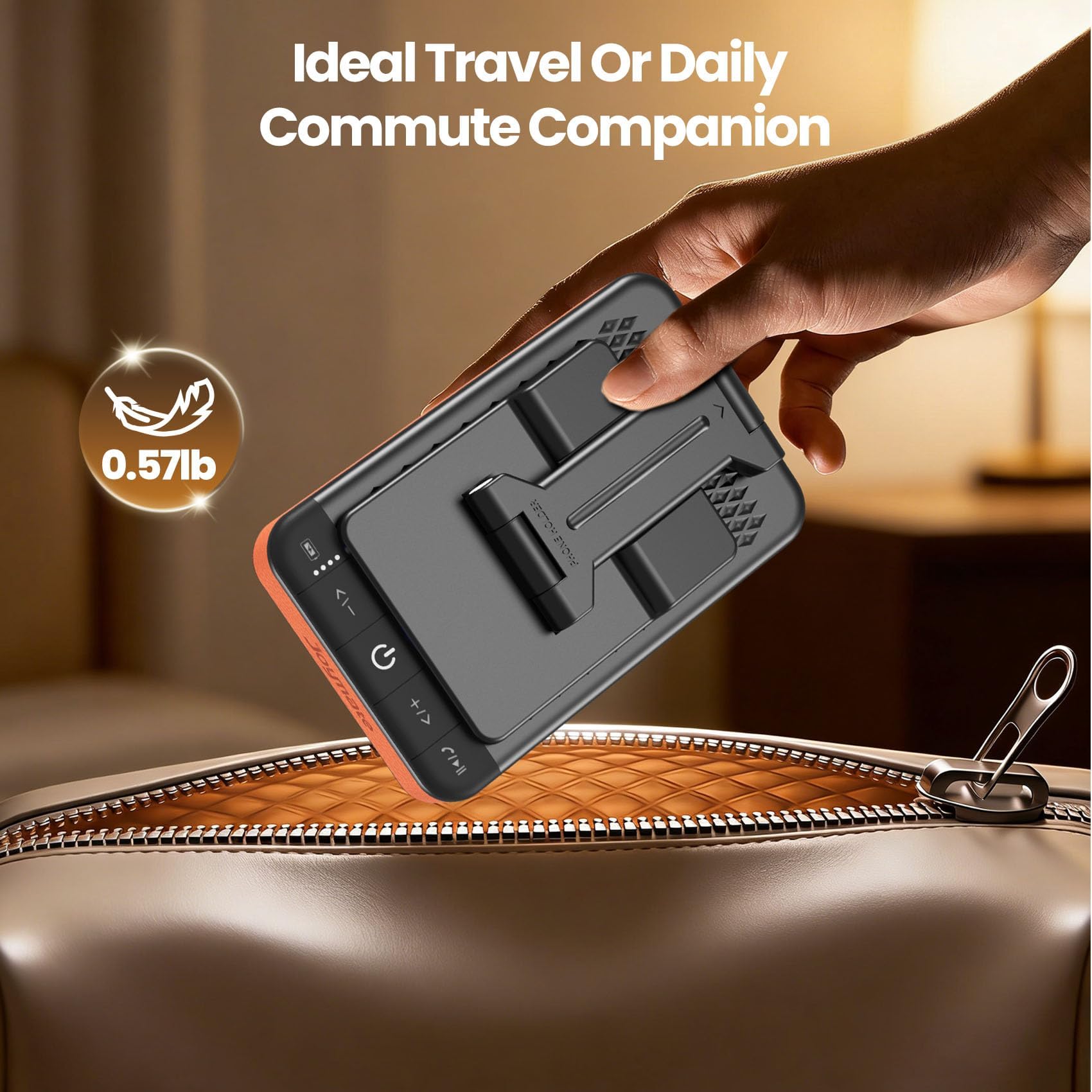 Joymate Portable Charging Phone Stand with 2 Speakers, Gift for Men Wo - View 7