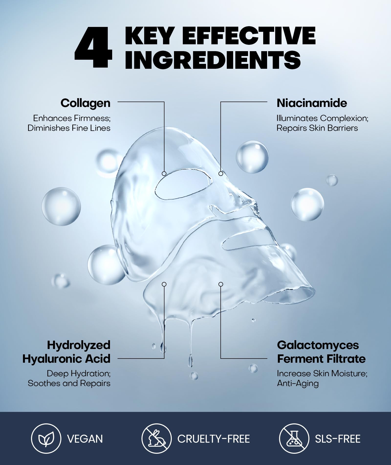 Radiant Glow Collagen Face Mask - Srripo