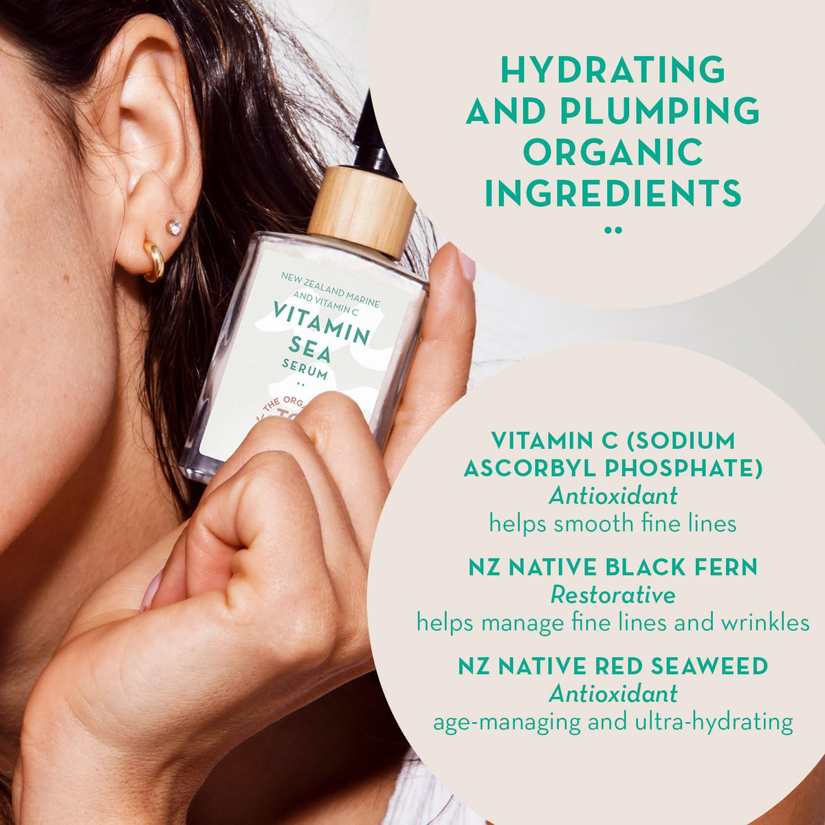 Vitamin C Face Serum for Women Glow Oil for Face Care - The Organic Skin Co. Official Imagery - 8