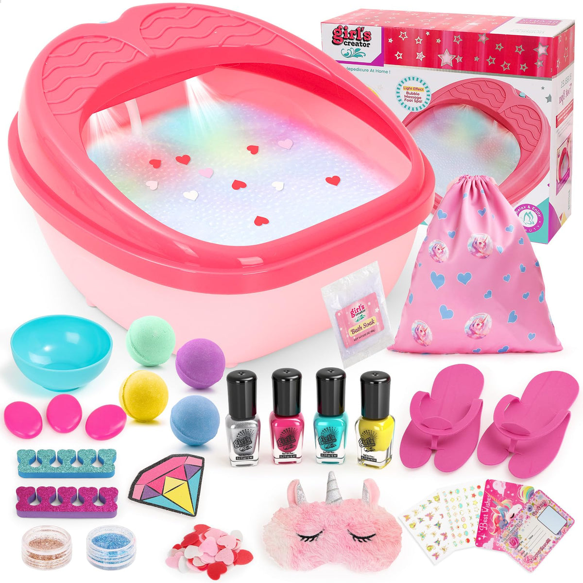 Kids Foot Spa Kit - IPOOLTENG Official Imagery - 2