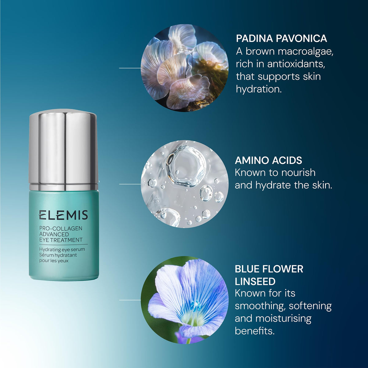 ELEMIS Pro Collagen Advanced Eye Treatment Daily Eye Serum - Premium Selection Official Imagery - 6