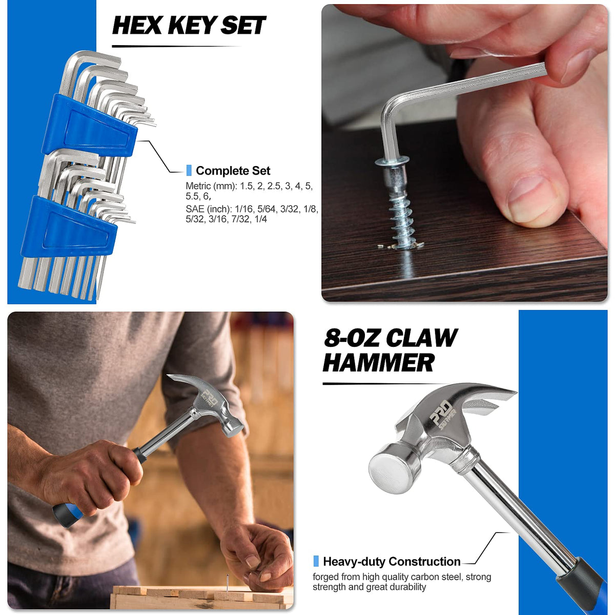 Prostormer 179 Piece Home Tool Kit General Household Tool - Prostormer Official Imagery - 6