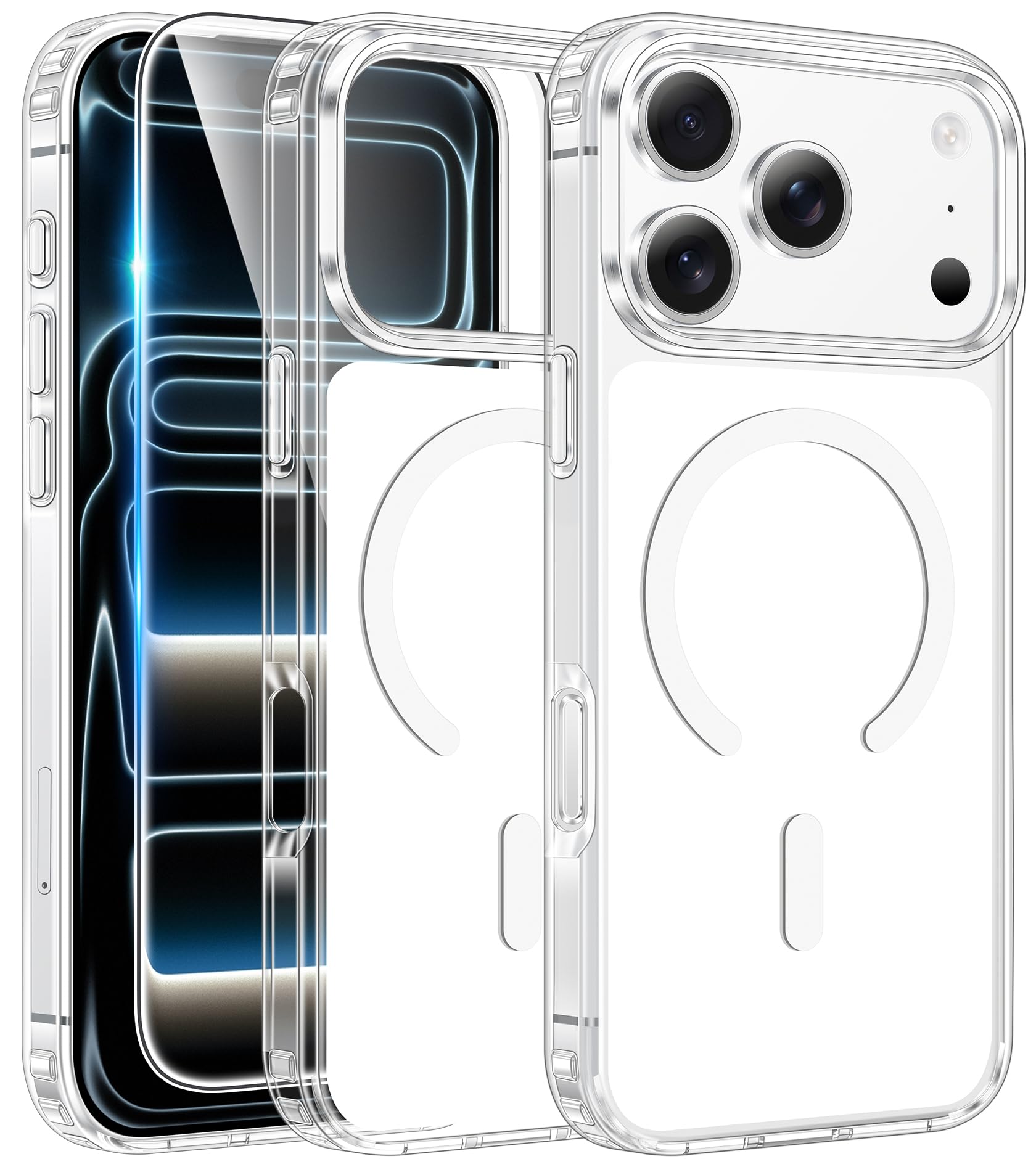 FNTCASE for iPhone 17 Pro - Max Case Compatible with Magsafe Clear - FNTCASE Official Product View 10