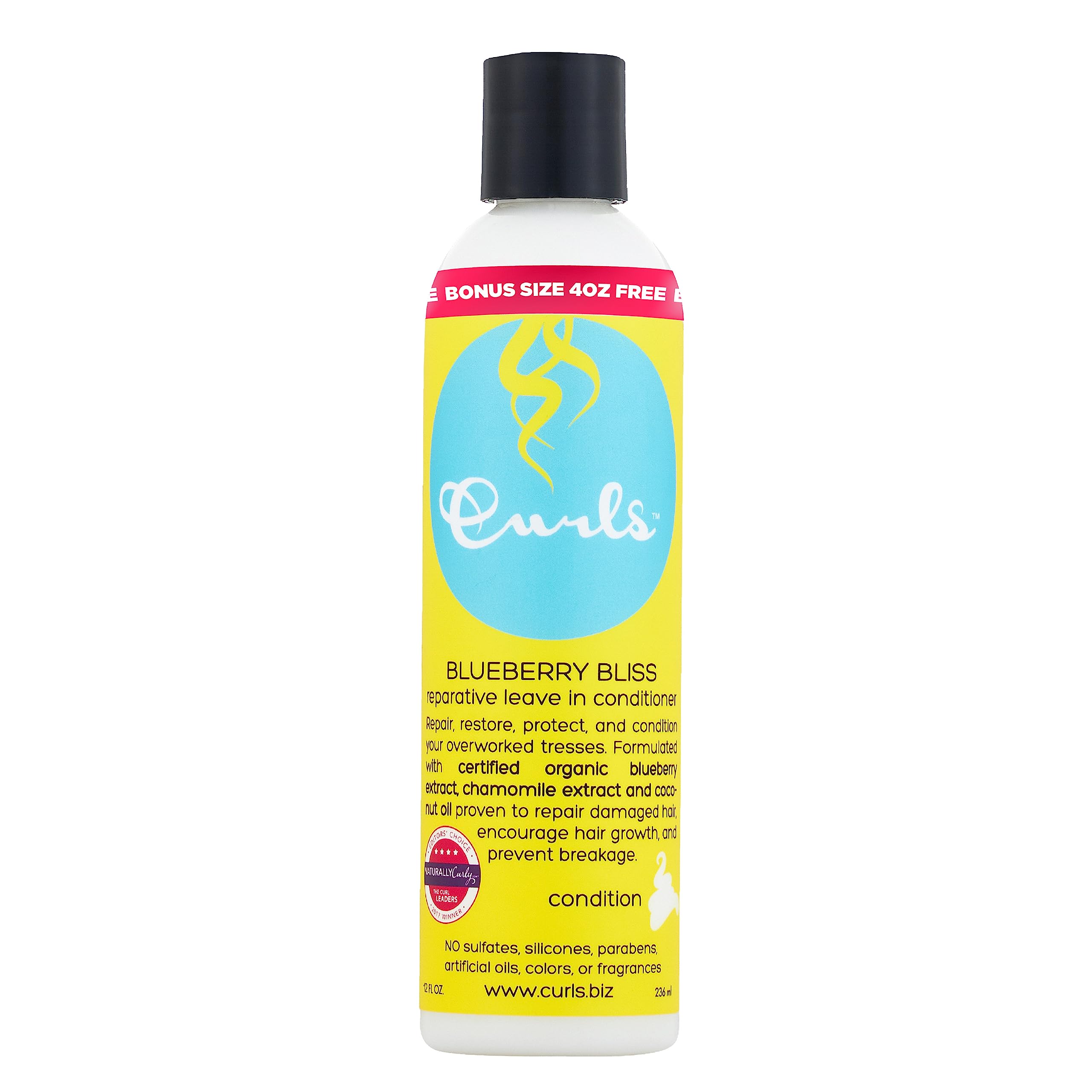 Curls Blueberry Bliss Reparative Leave In Conditioner - Repair Damage and - Curls Official Product View 2