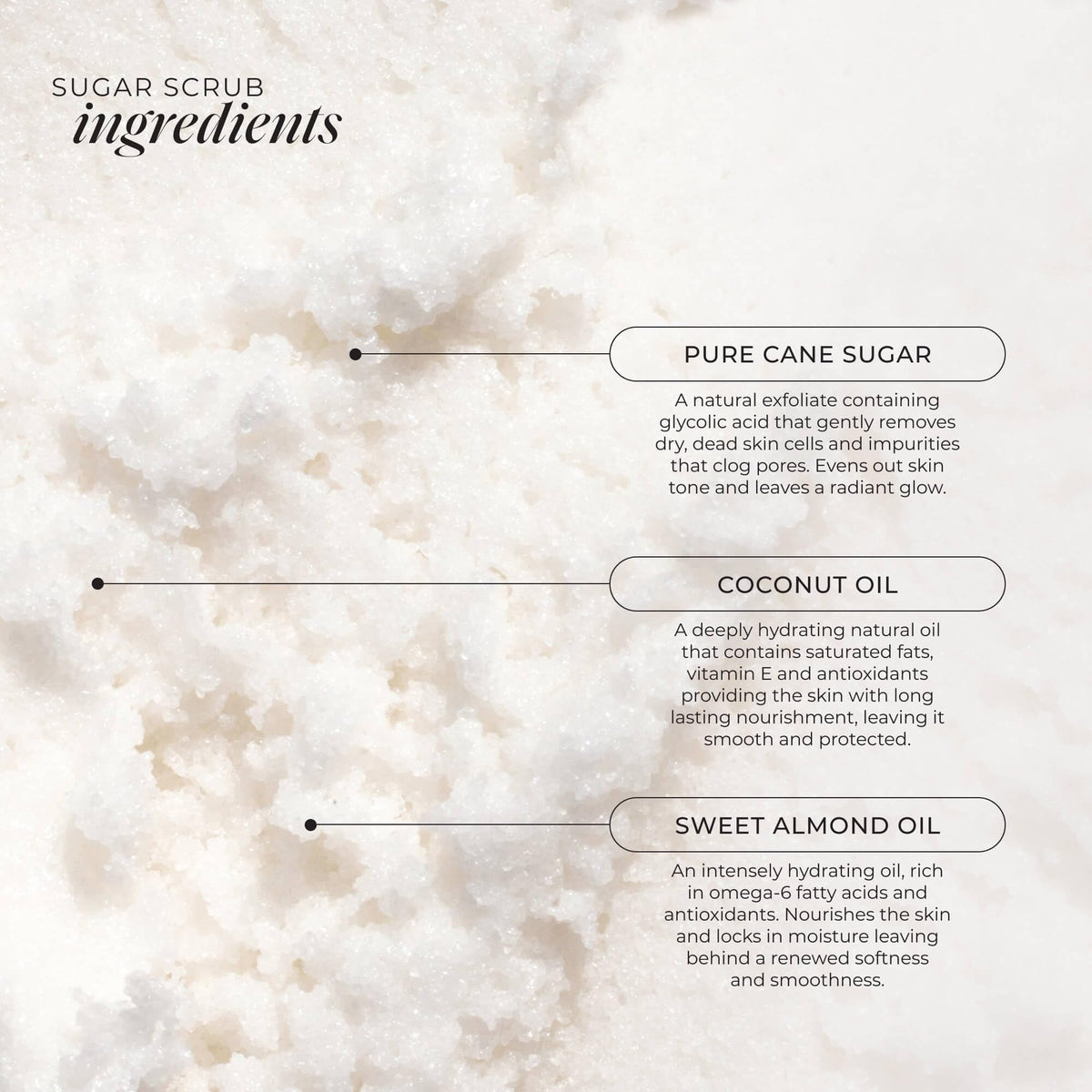 LALICIOUS Sugar Tiare Flower Exfoliating Body Scrub - LALICIOUS Official Imagery - 3