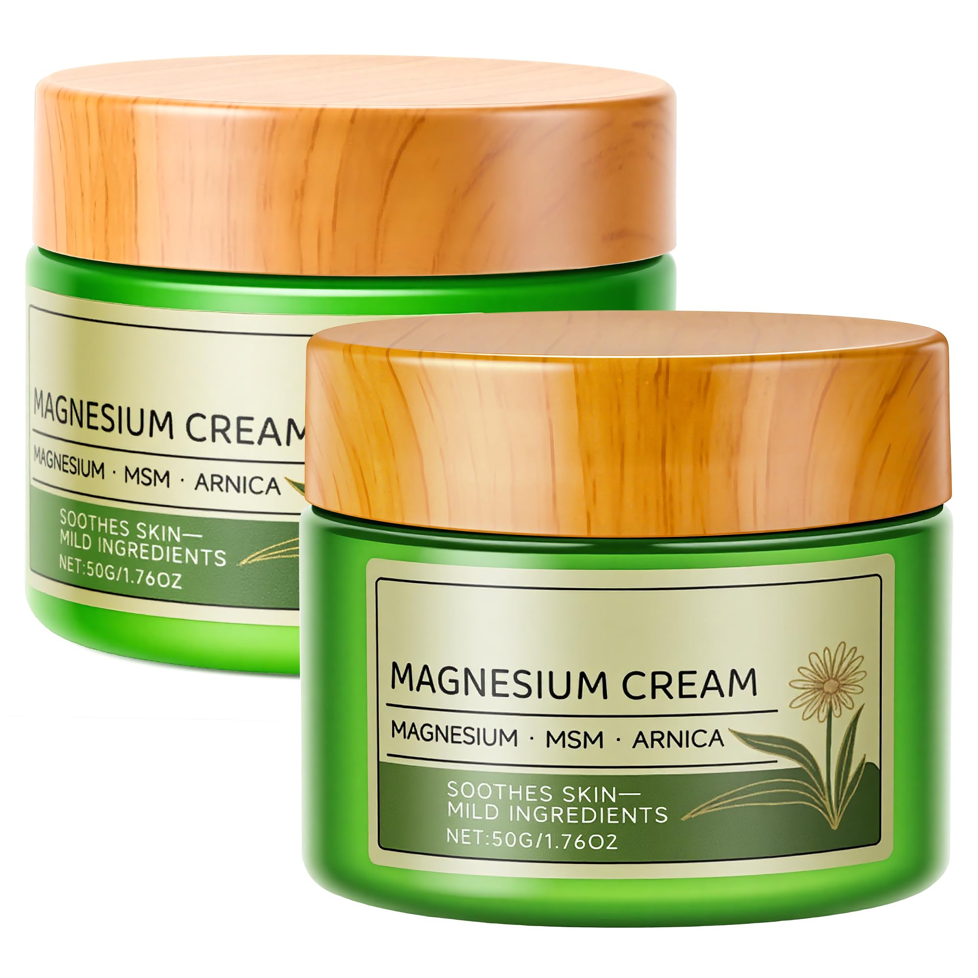 Pureasy Magnesium Cream MSM & Arnica 2-Pack 3.5oz