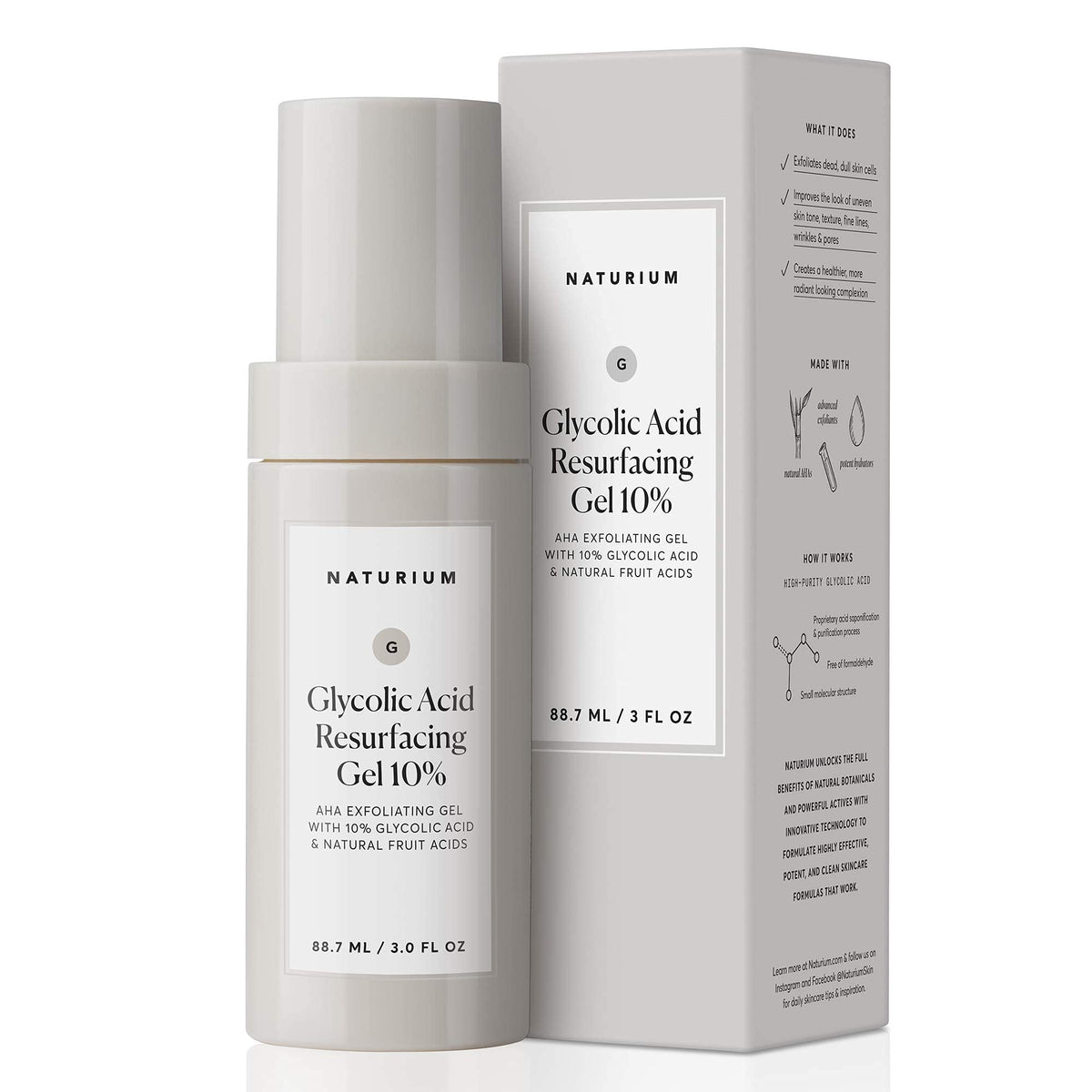 Naturium Glycolic Acid Resurfacing Gel 10 AHA Exfoliating - Naturium Official Imagery - 2