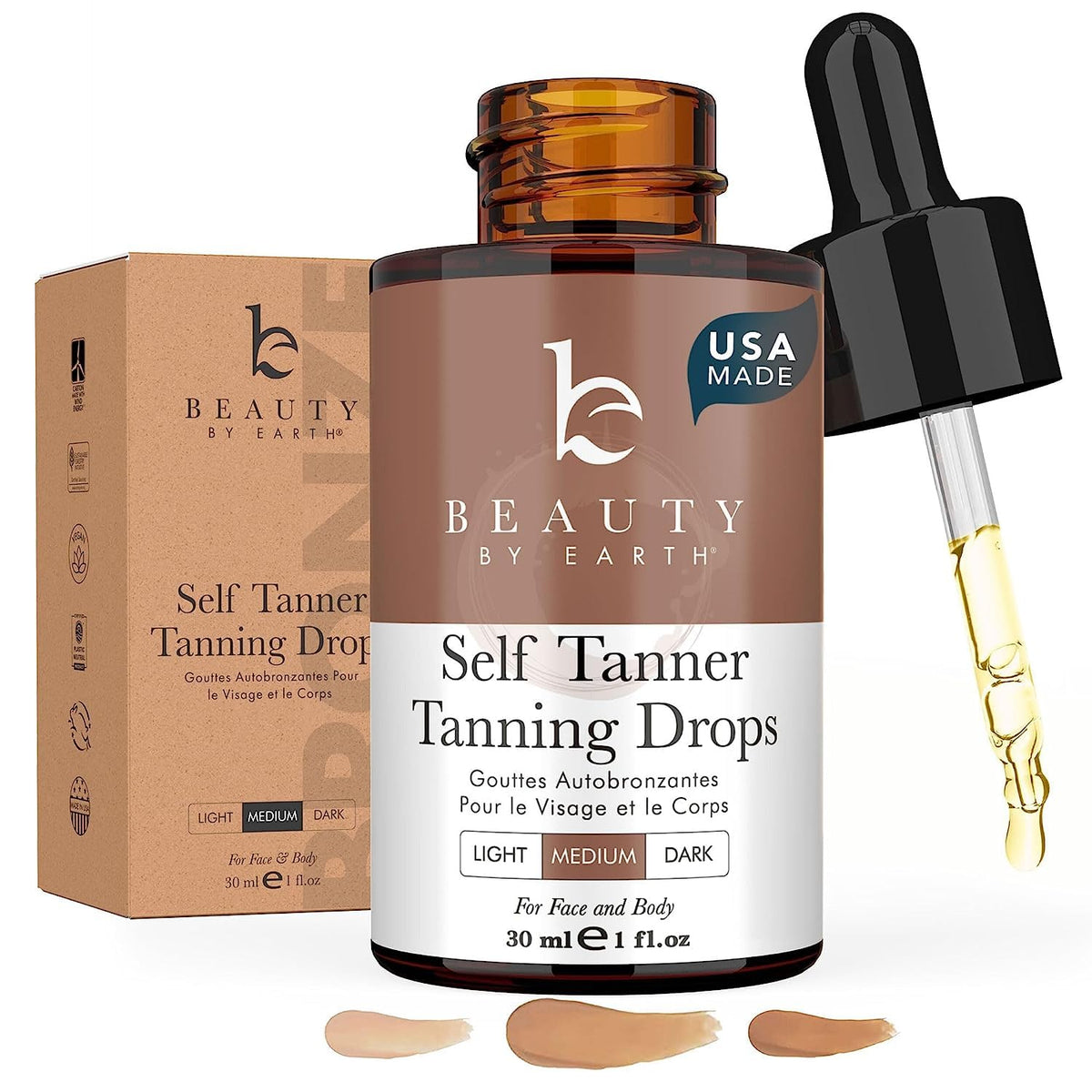 Self Tanning Drops - Beauty by Earth Official Imagery - 2