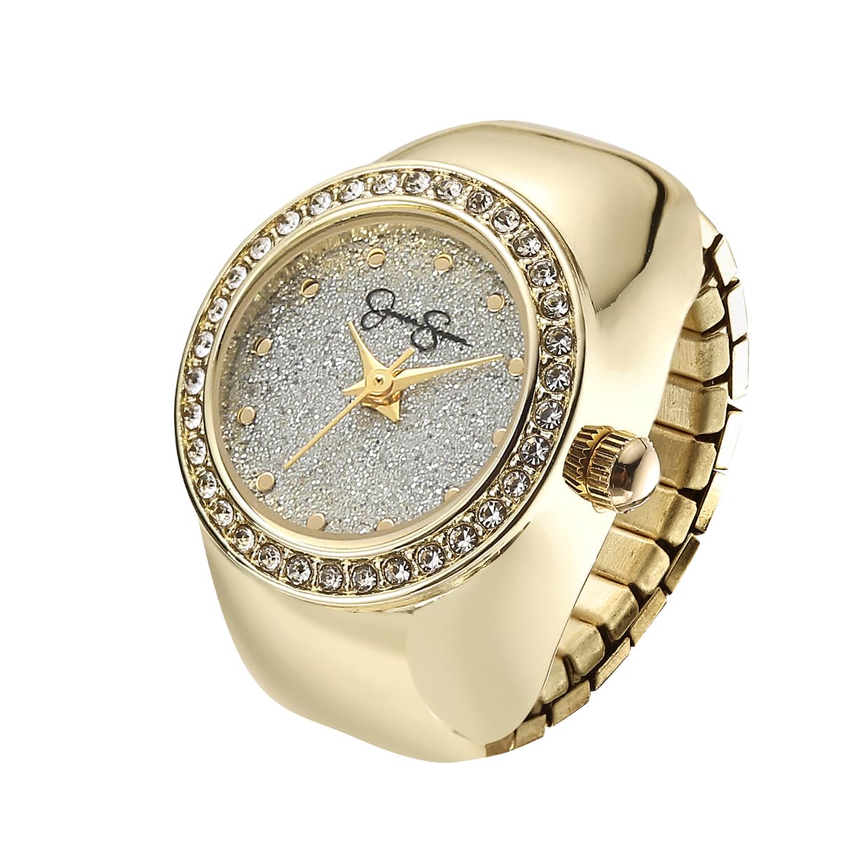 Jessica Simpson Women s Adjustable Ring Watch Crystal Bezel - Jessica Simpson Official Imagery - 2