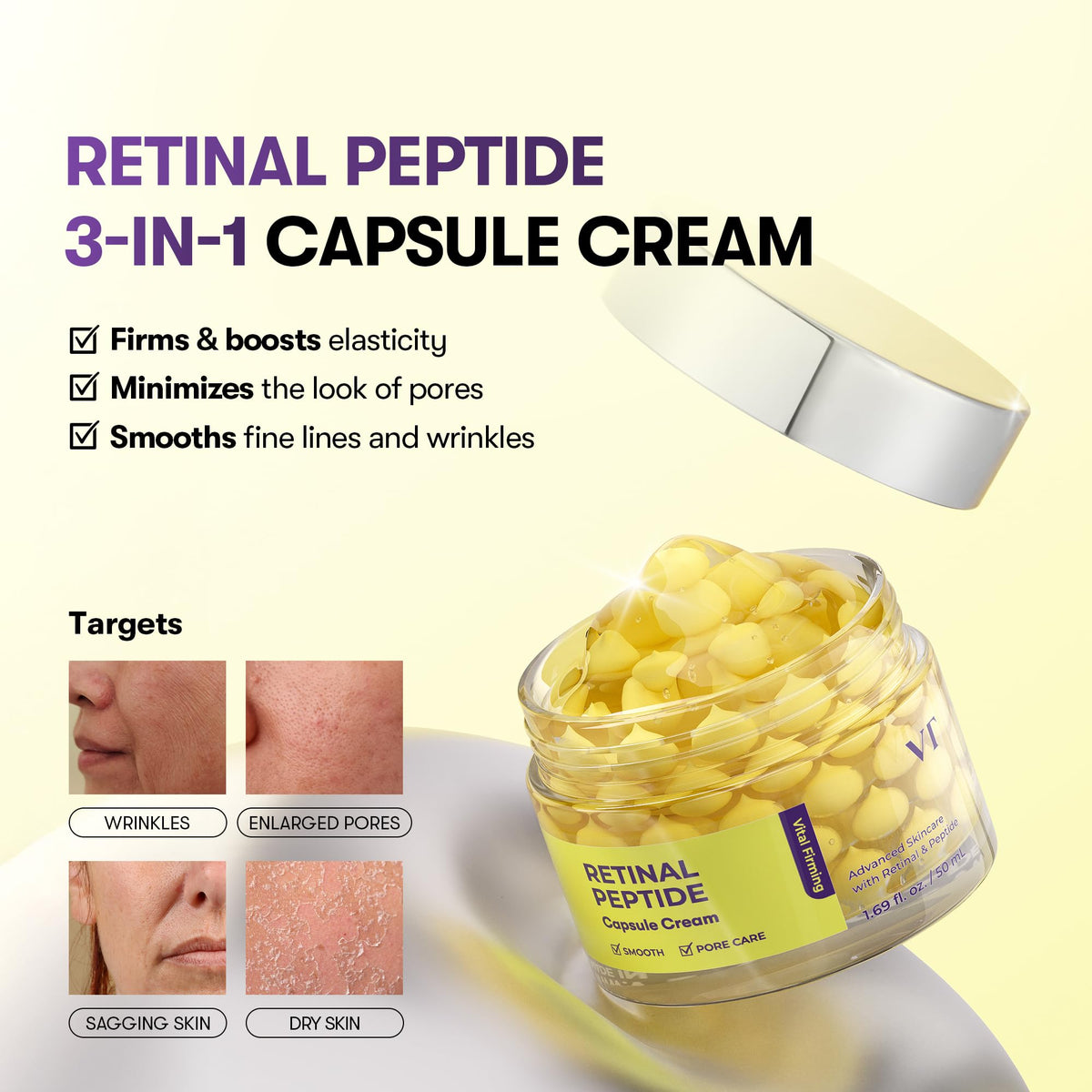 VT COSMETICS Retinal Peptide Capsule Cream - VT COSMETICS Official Imagery - 3