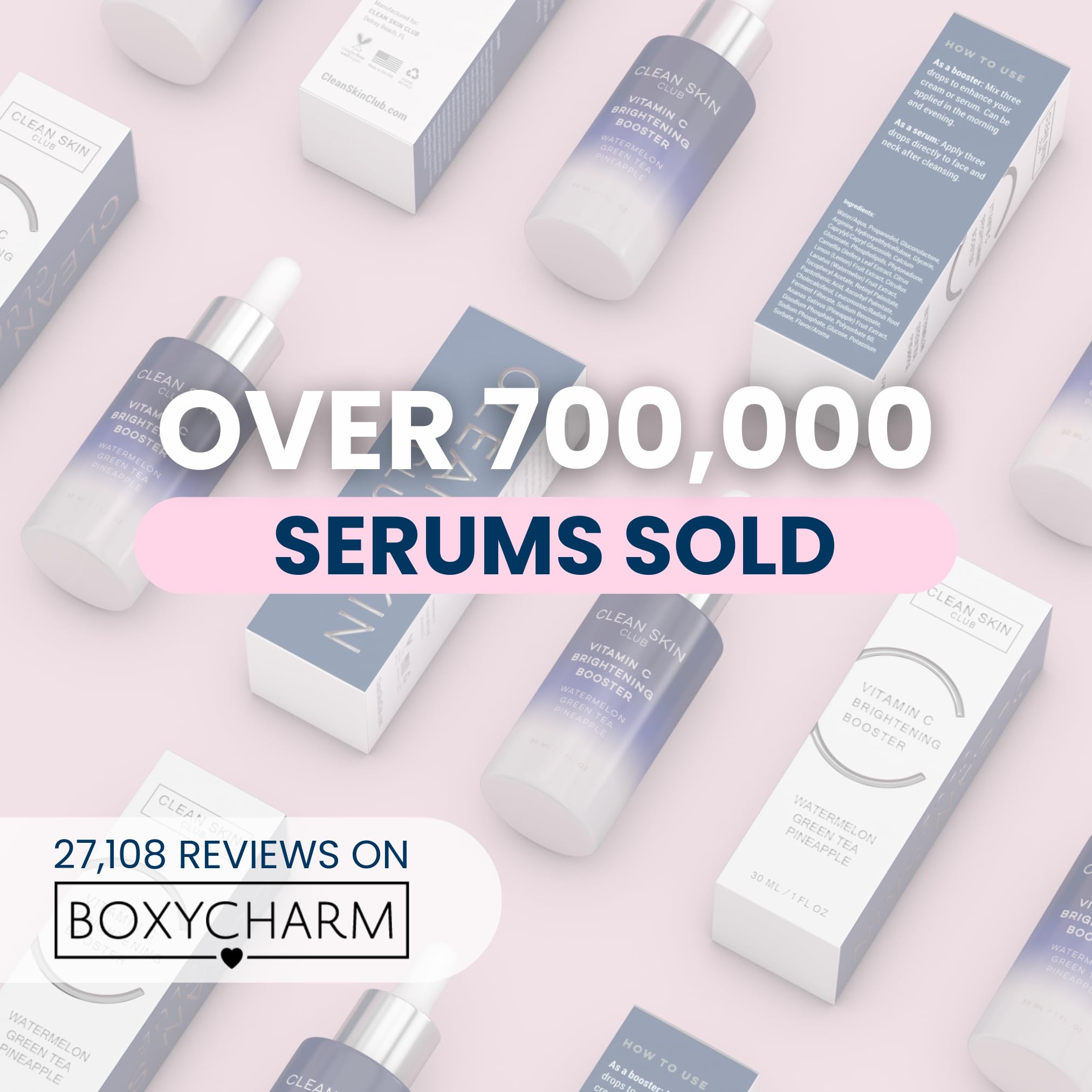 Clean Skin Club Vitamin C Serum & Brightening Booster, Vitamins A, E, D & K, - CLEAN SKIN CLUB Official Product View 6