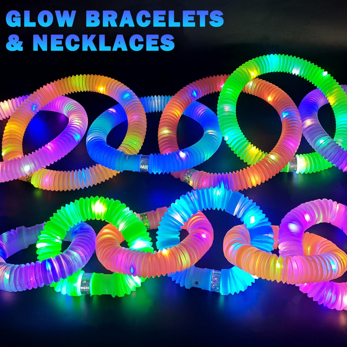 Halloween Light Up Party Favors for Kids 24PCS Glow Stick - Kannove Official Imagery - 4