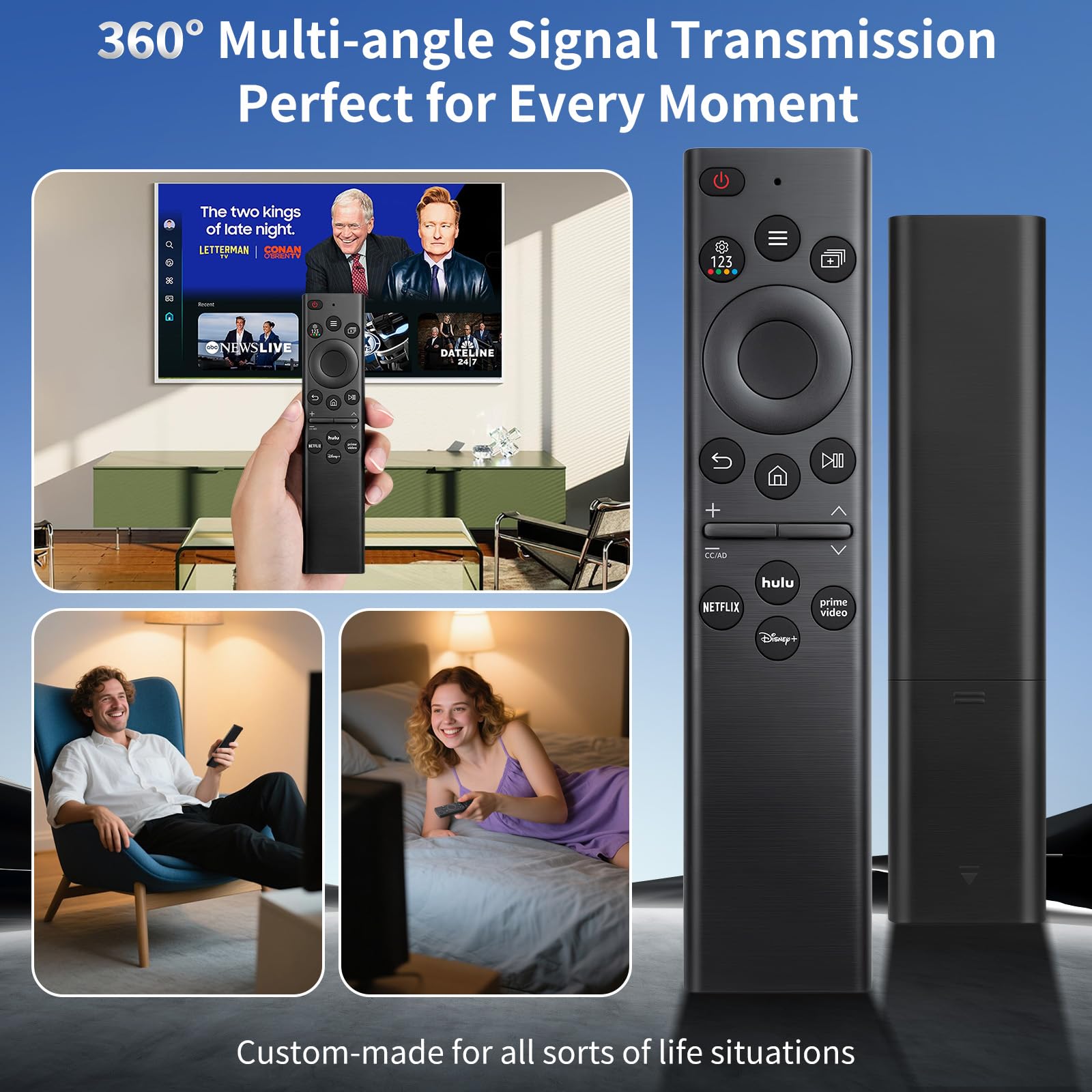 EWO'S   Universal Remote for Samsung TV Frame Solar Serif Crystal - EWO'S Official Product View 8