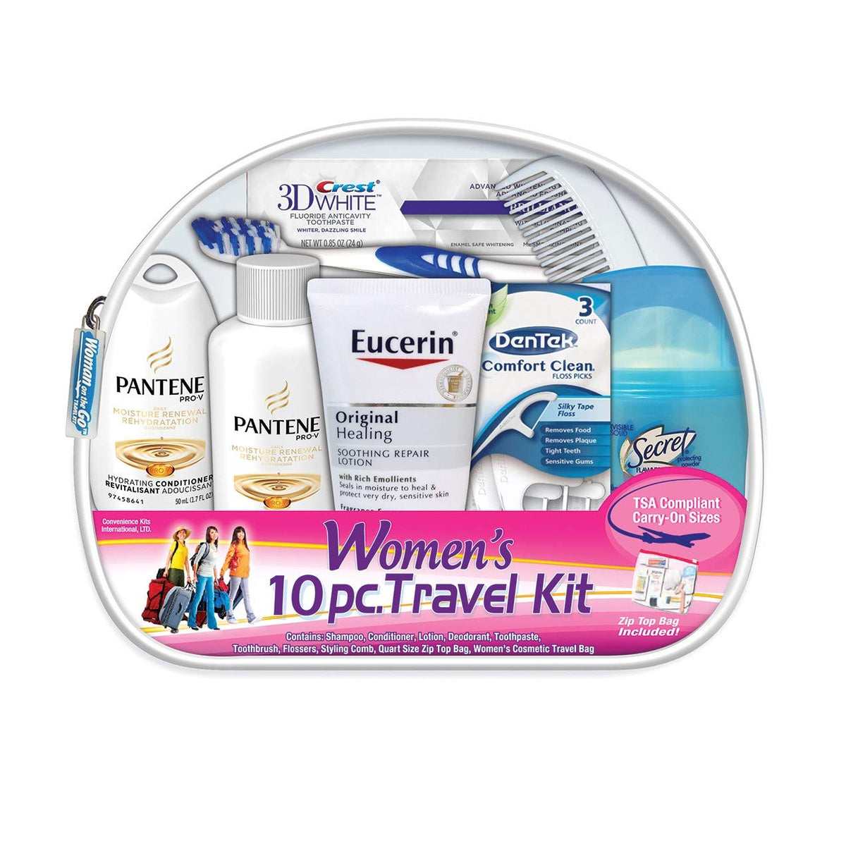 Men s 11 Piece Travel Kit with Grooming Essentials and Women - Convenience Kits International Official Imagery - 5