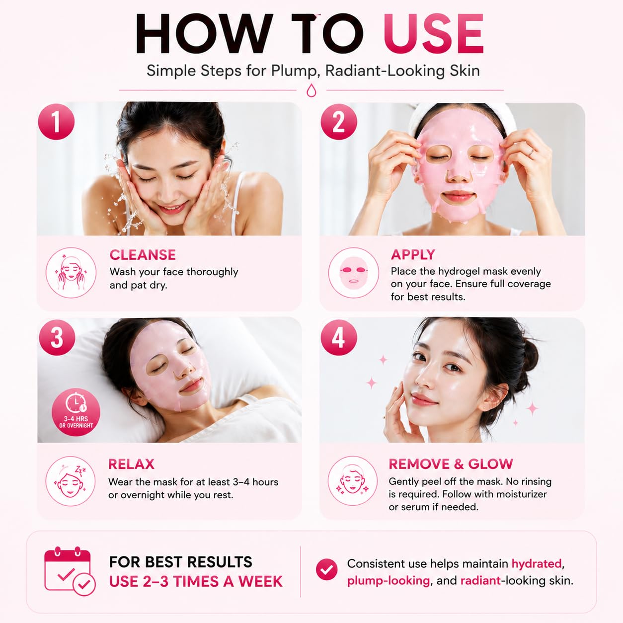 Salmon DNA PDRN Collagen Face Mask – Korean Face Mask for Glass - realori