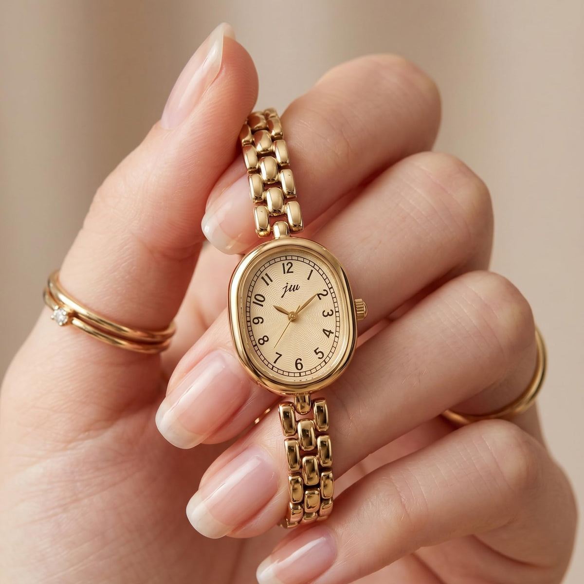 Women s Watches Gold Small Oval Dainty Wrist Watch for - Asdppe Official Imagery - 7