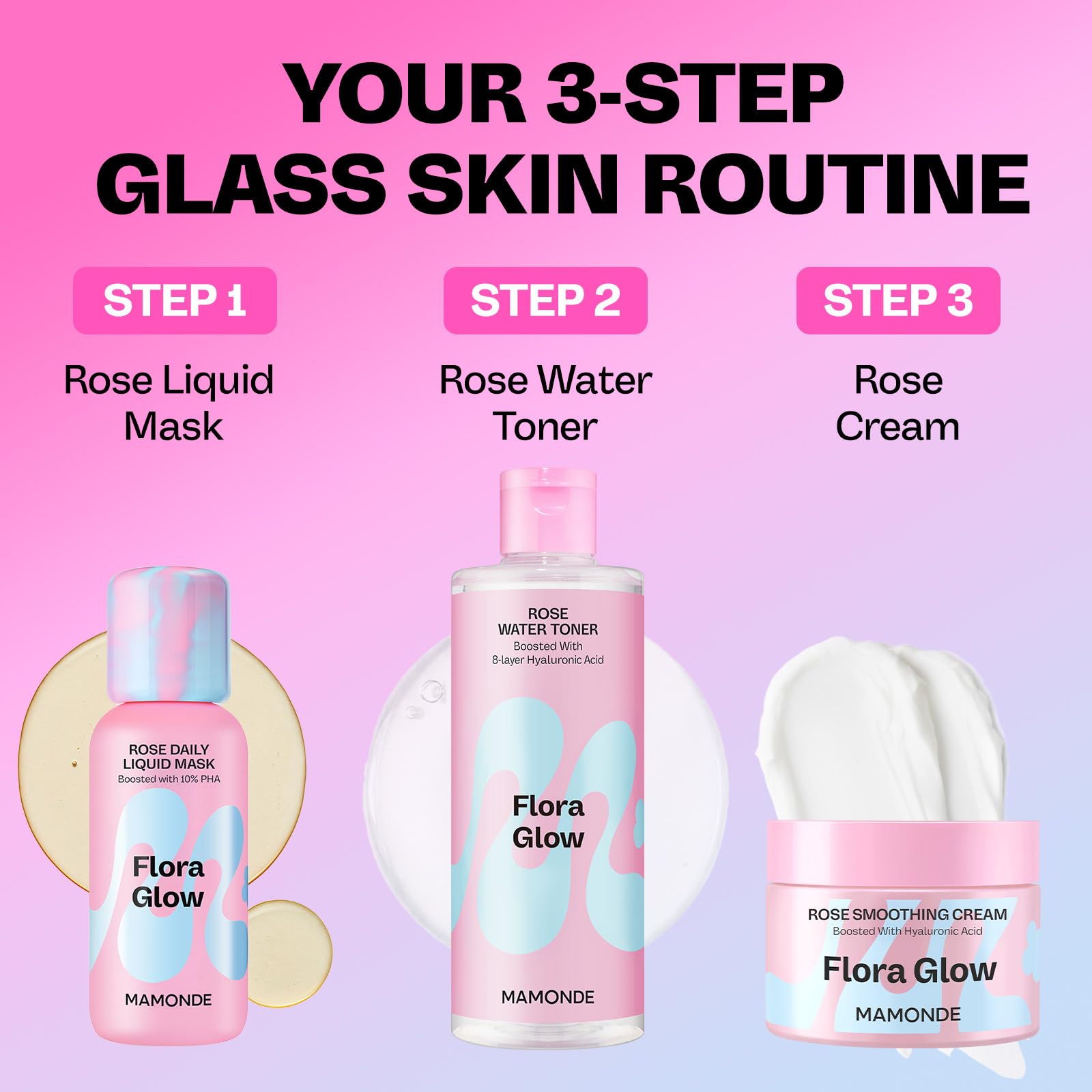 MAMONDE Flora Glow Rose Cream Face Moisturizer - Generic
