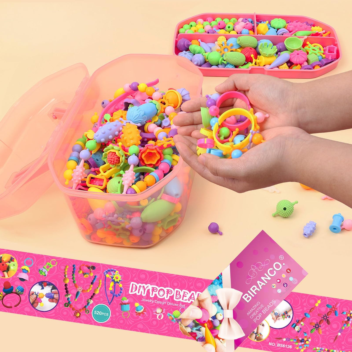BIRANCO Pop Beads Jewelry Making Kit - BIRANCO. Official Imagery - 3