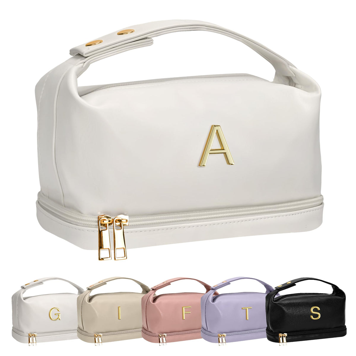 Personalized Gifts Makeup Bags Birthday Gifts for Women Teen - Vogewood Official Imagery - 1