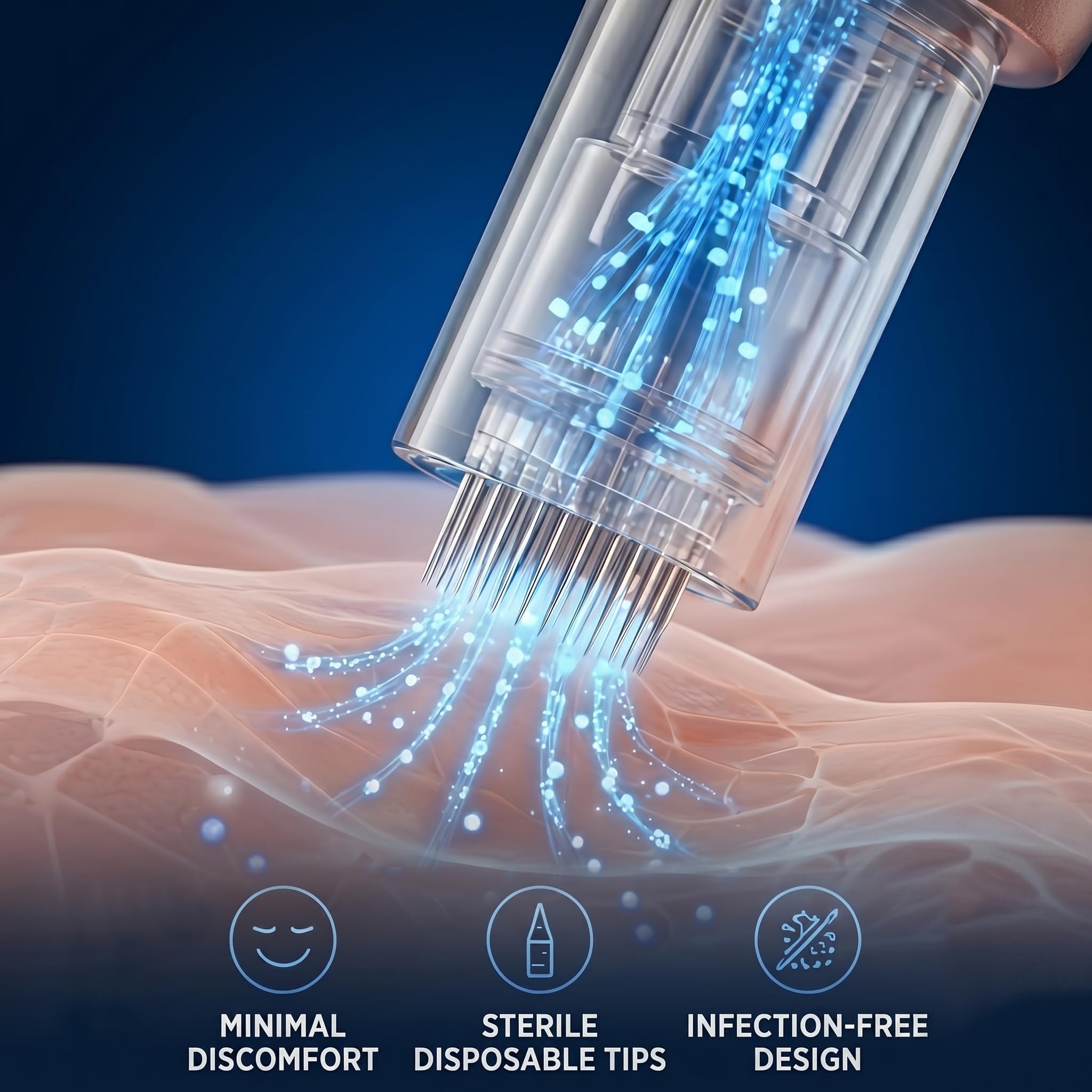 Microneedling Pen for Home Use Microneeding Derma Roller Pen - angjiar Official Imagery - 3