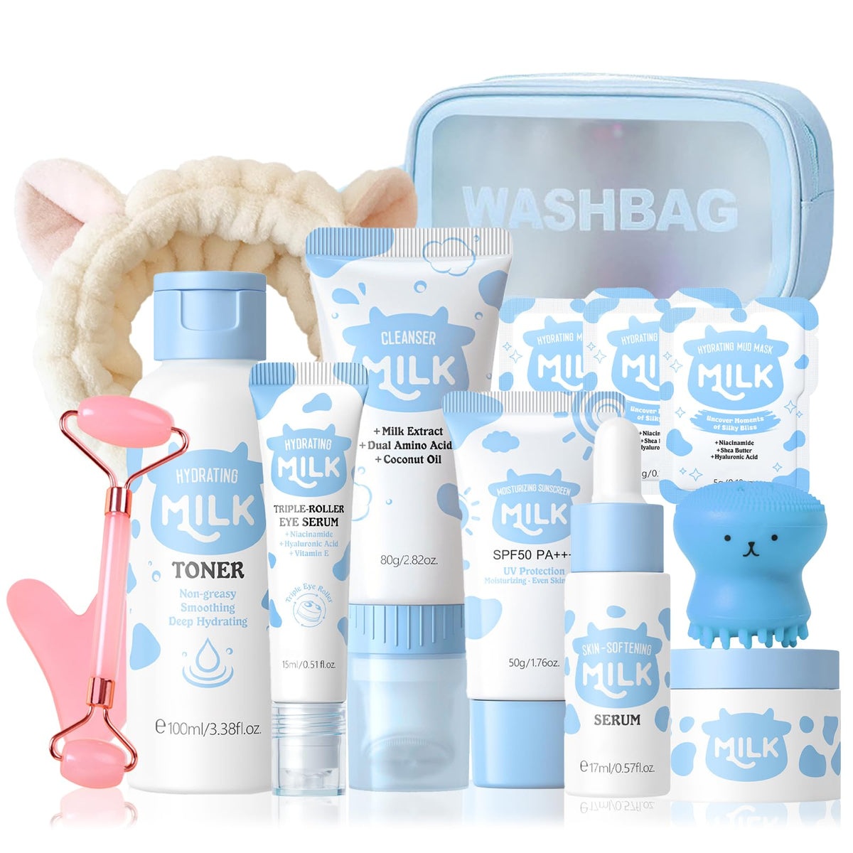 Milk Skin Care For Kids Birthdays Gift Set - MrCuvaryas Official Imagery - 2