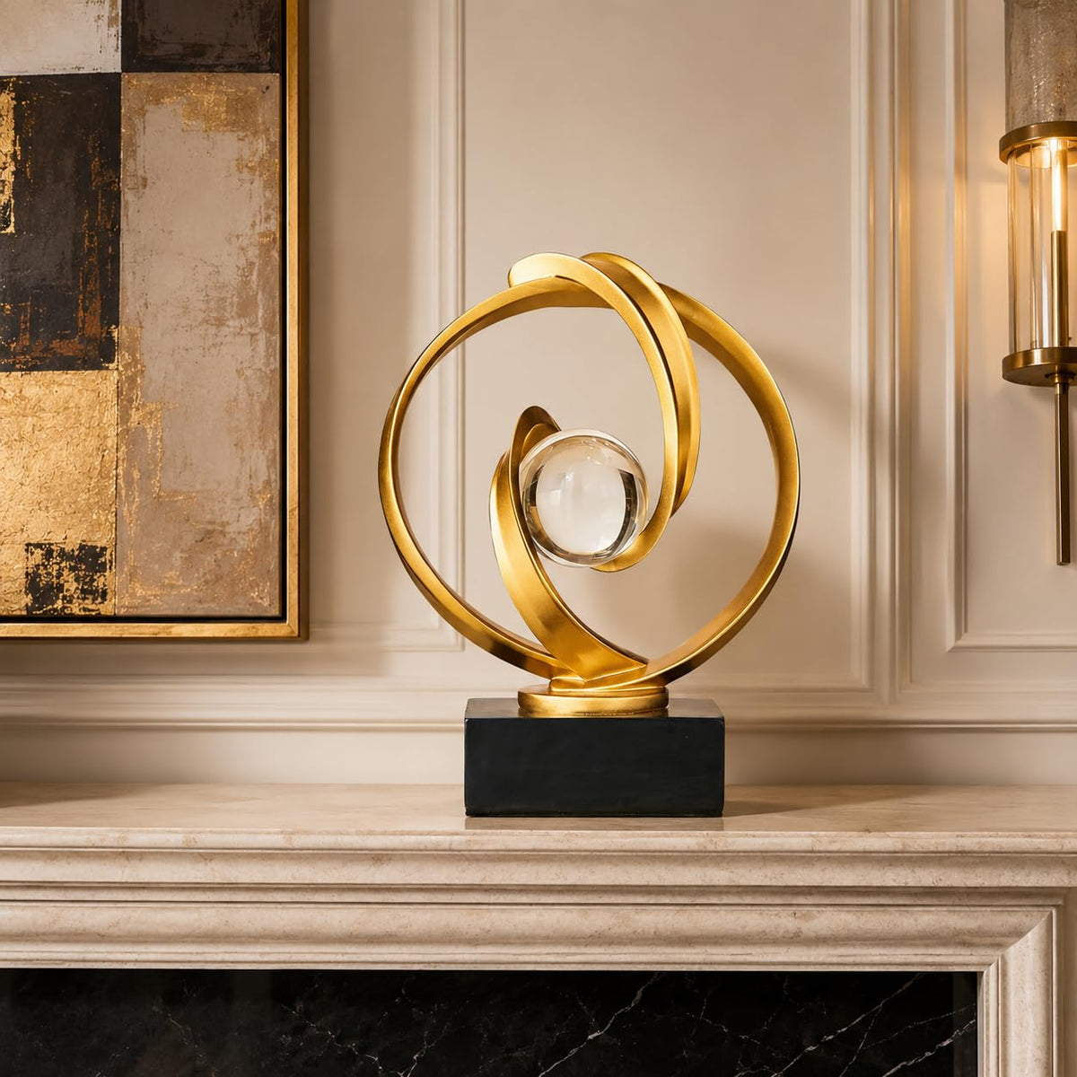AWNR Modern Sculptures Living Room Shelf Decor Home D cor - AWNR Official Imagery - 6