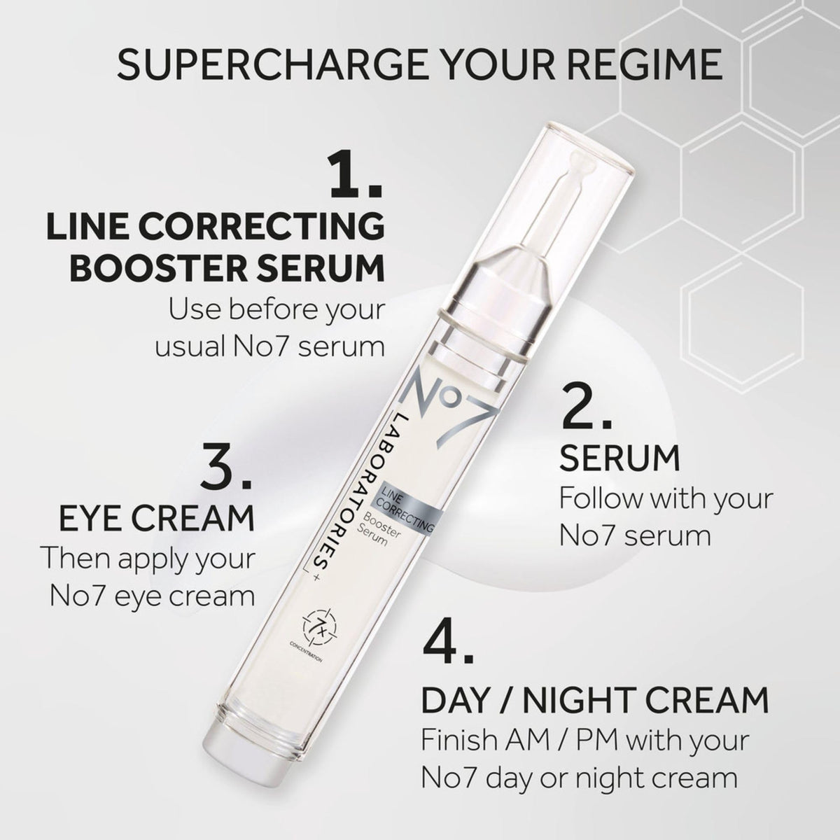 No7 Laboratories Line Correcting Booster Serum 15 ml - No7 Official Imagery - 7