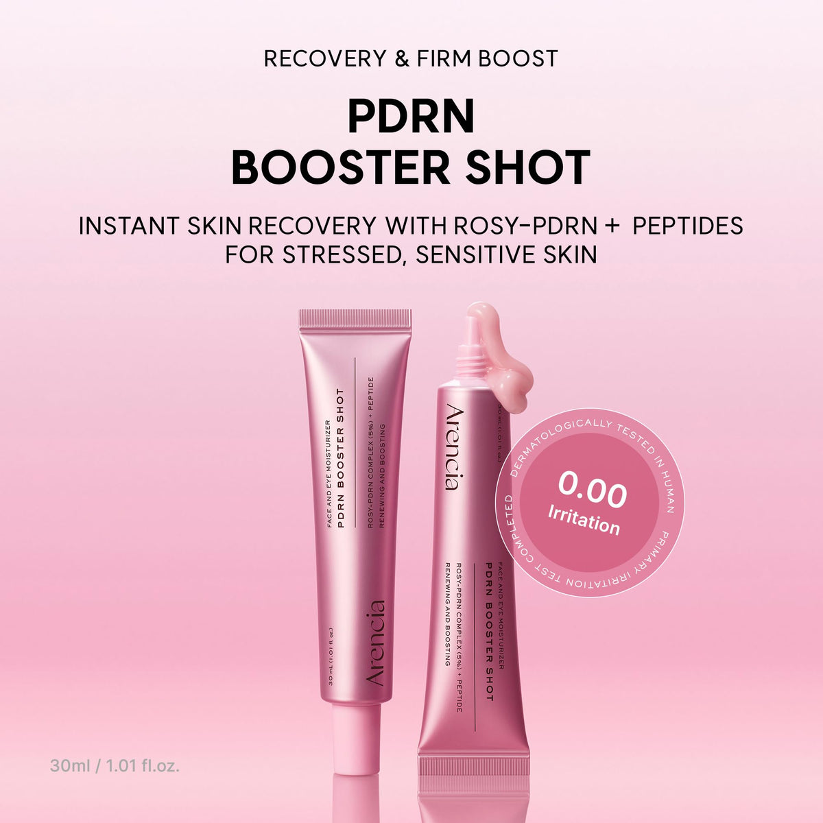 Arencia PDRN Booster Shot Serum Rosy PDRN Peptides for Glowy - ARENCIA Official Imagery - 3