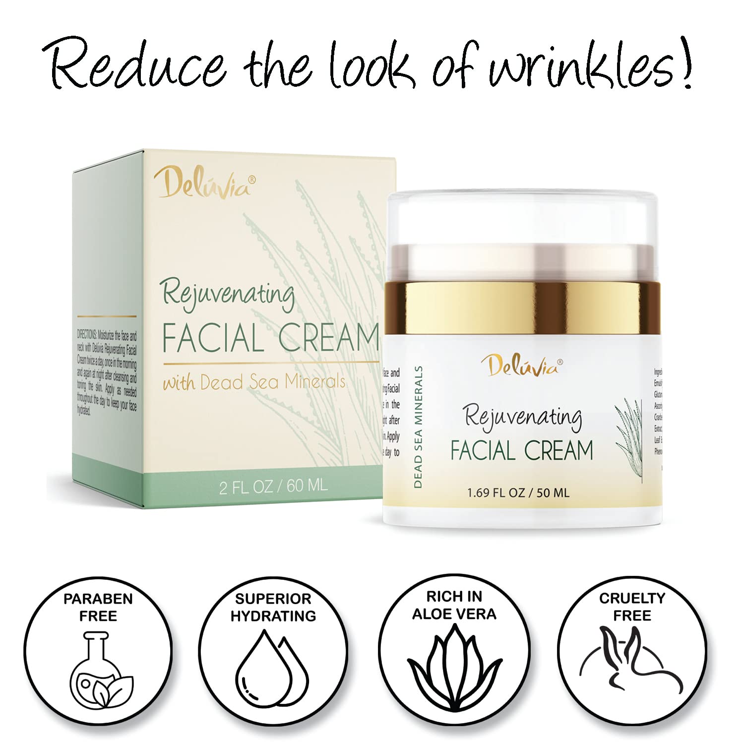 Deluvia Rejuvenating Facial Cream - DEL&Uacute;VIA