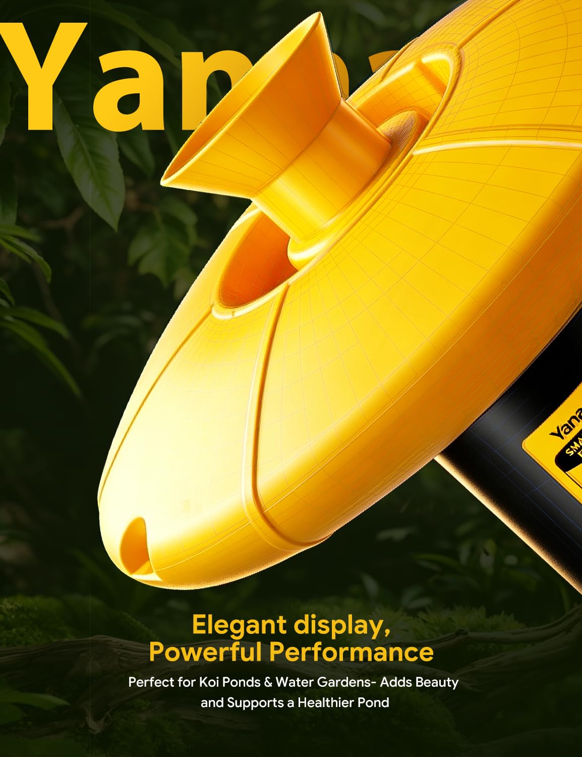 YANASO 1HP Pond Fountain Aerator, 15000 GPH Floating Fountain Pum - YANASO Official Product View 8