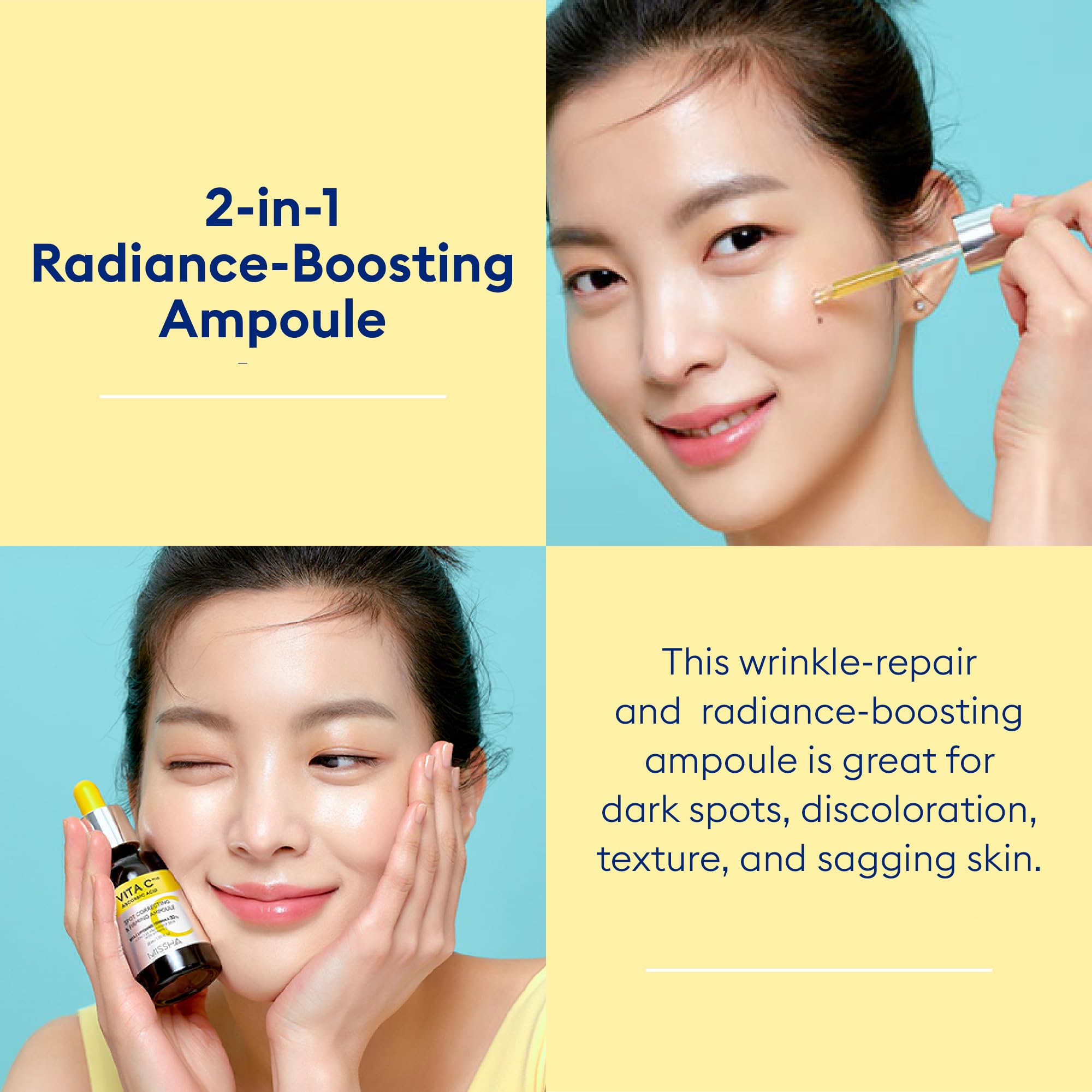 MISSHA Vita C Plus Ampoule Vitamin C Serum Korean Skin Care - MISSHA Official Imagery - 7