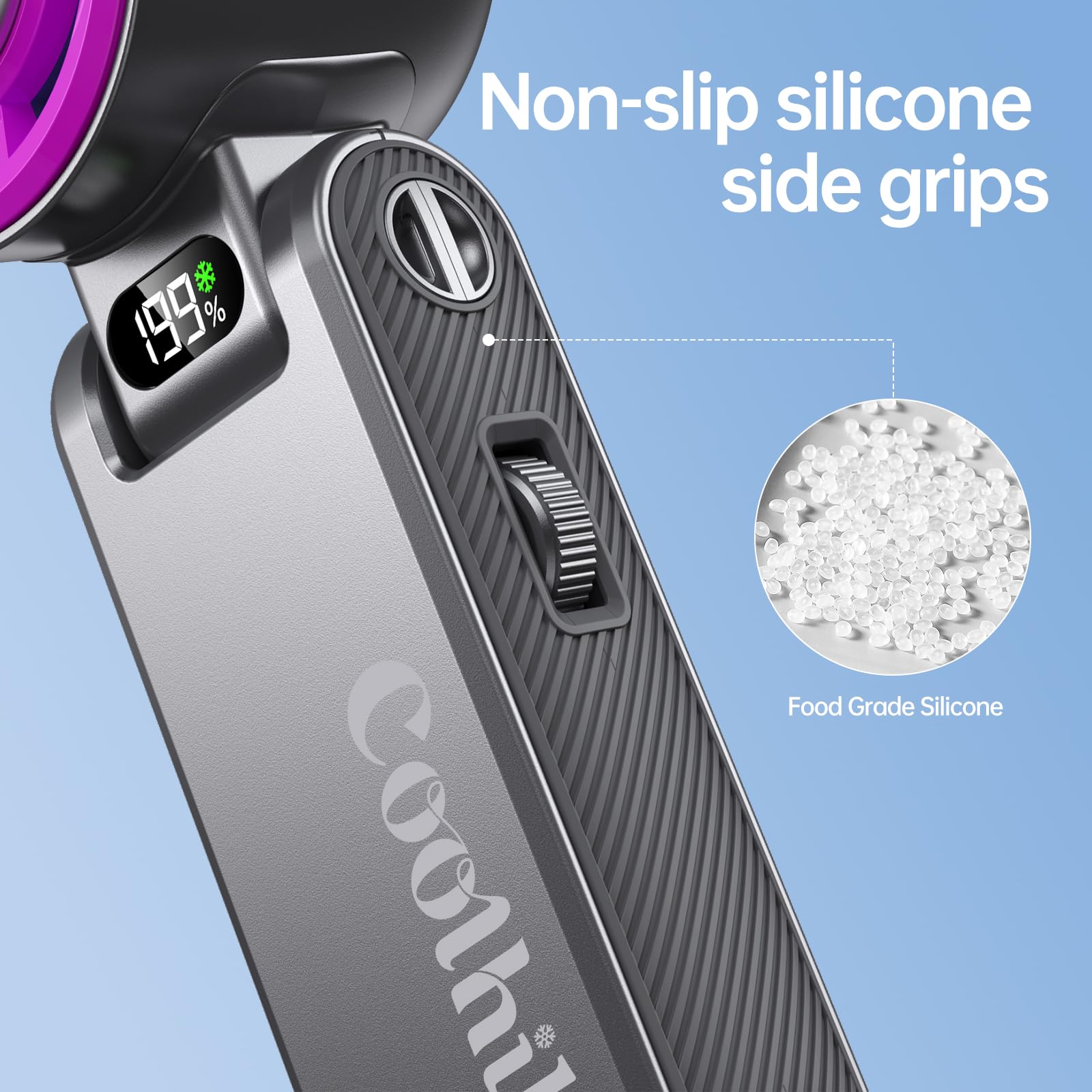 Coolhill Pro Handheld Portable fan with Turbo Cooling, Speed  550 by Coolhill - Angle View 6