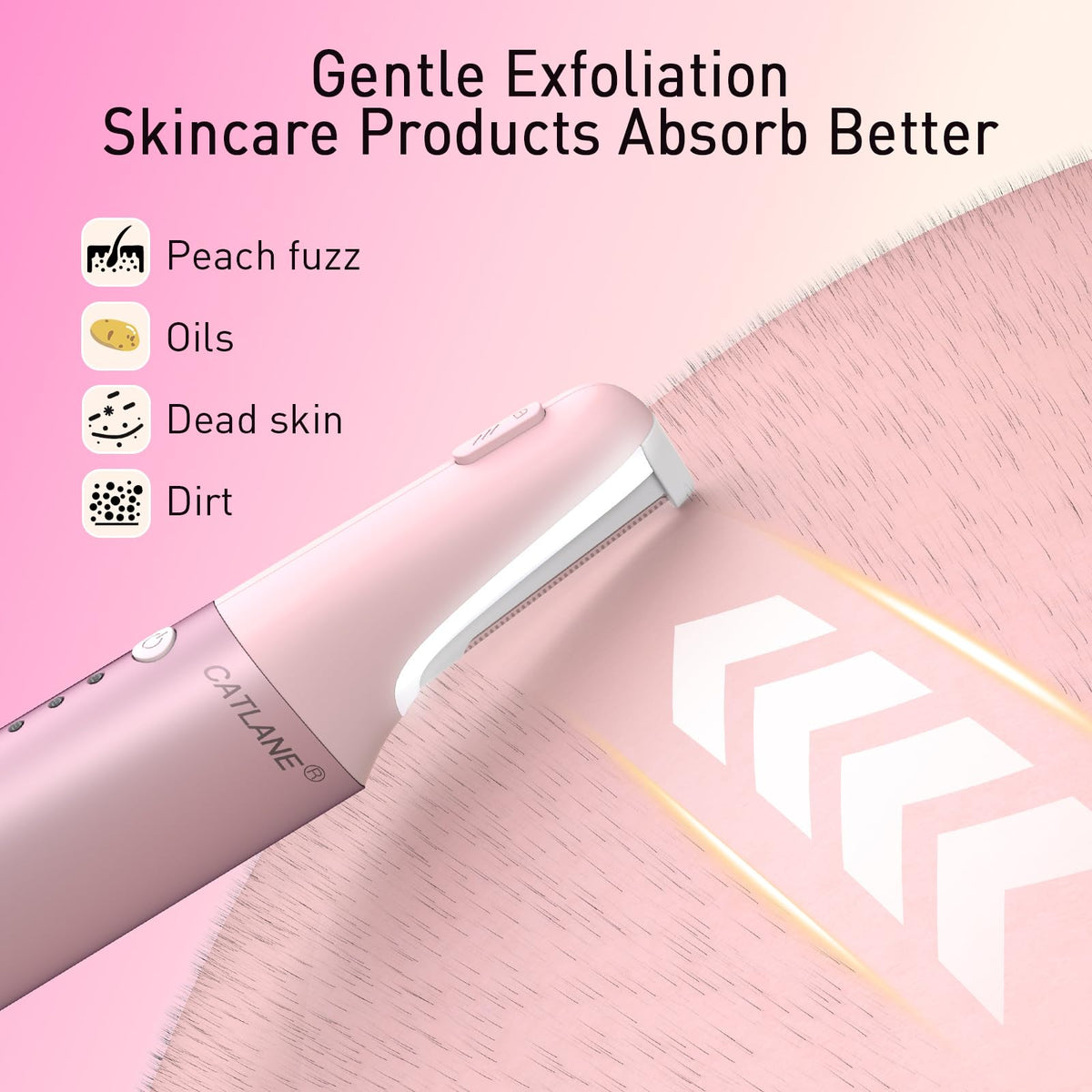 Dermaplane Razor for Women Face Dermaplaning Tool for Face - CATLANE Official Imagery - 5