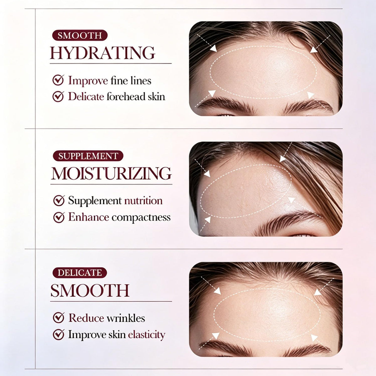 10Pcs Forehead Wrinkle Patches Forehead Wrinkles Treatment - Petramrs Official Product Imagery - 5
