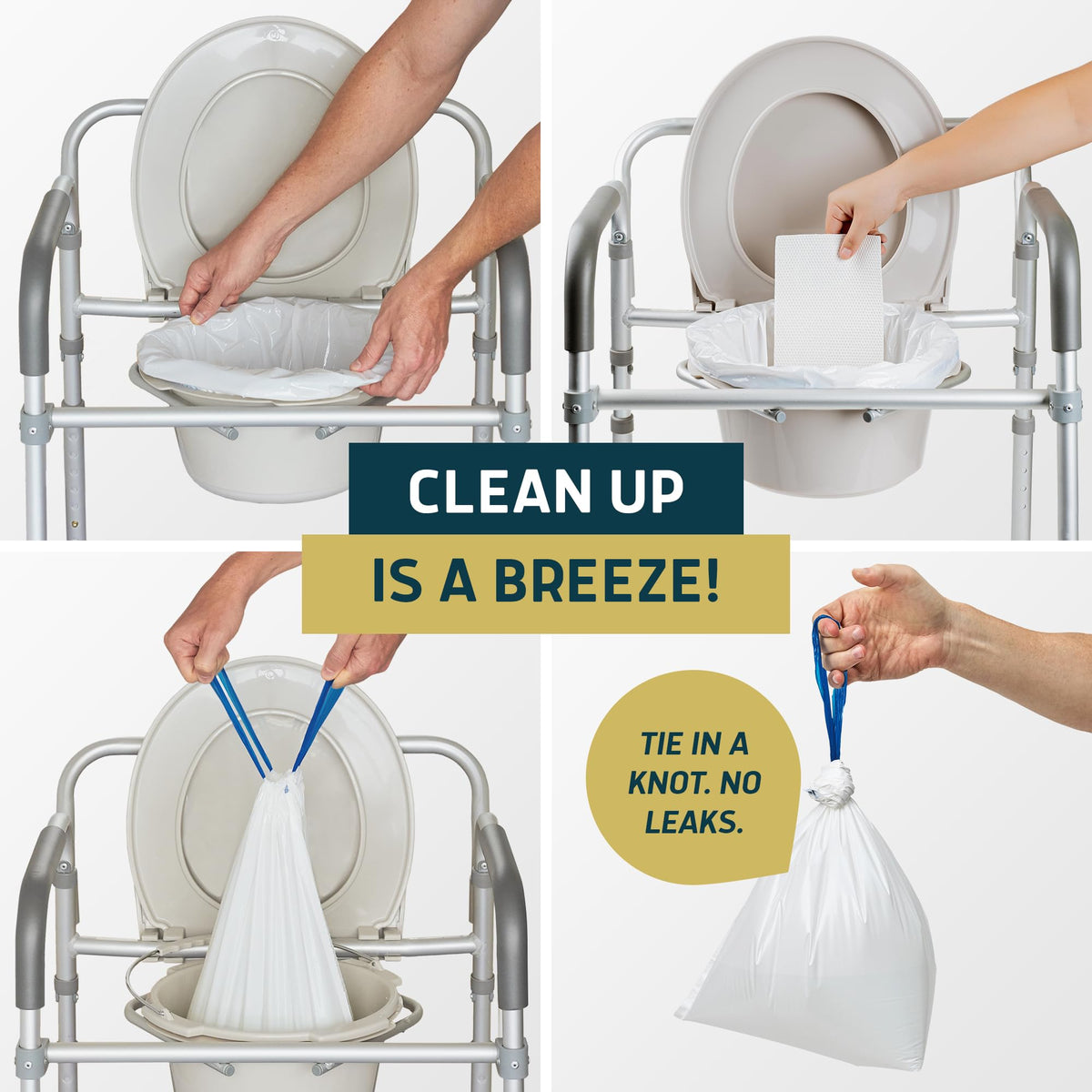 Lunderg Commode Liners Absorbent Pads - Lunderg Official Imagery - 5