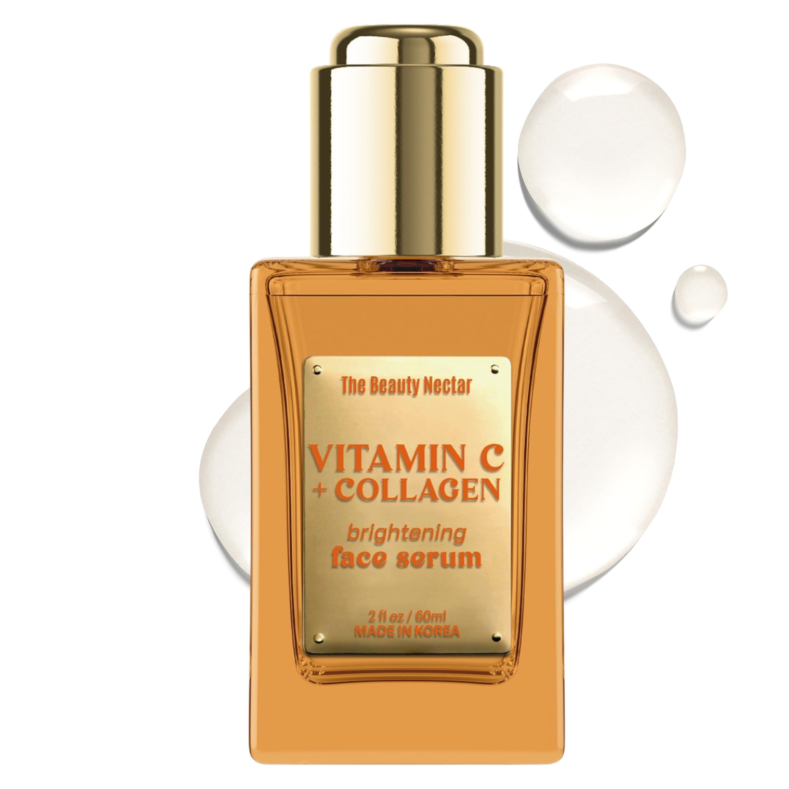 Collagen Face Serum with Rose – Firms Skin, Boosts Hydration, - The Beauty Nectar