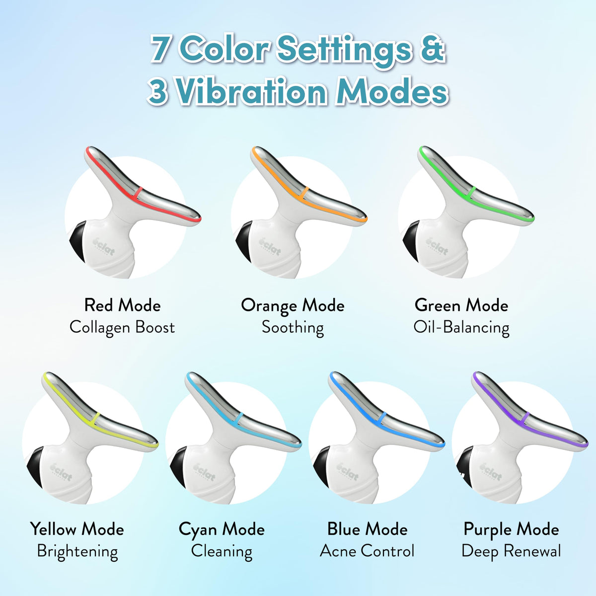 clat Facial Massager for Lymphatic Drainage Face Neck Body - Éclat Official Imagery - 6
