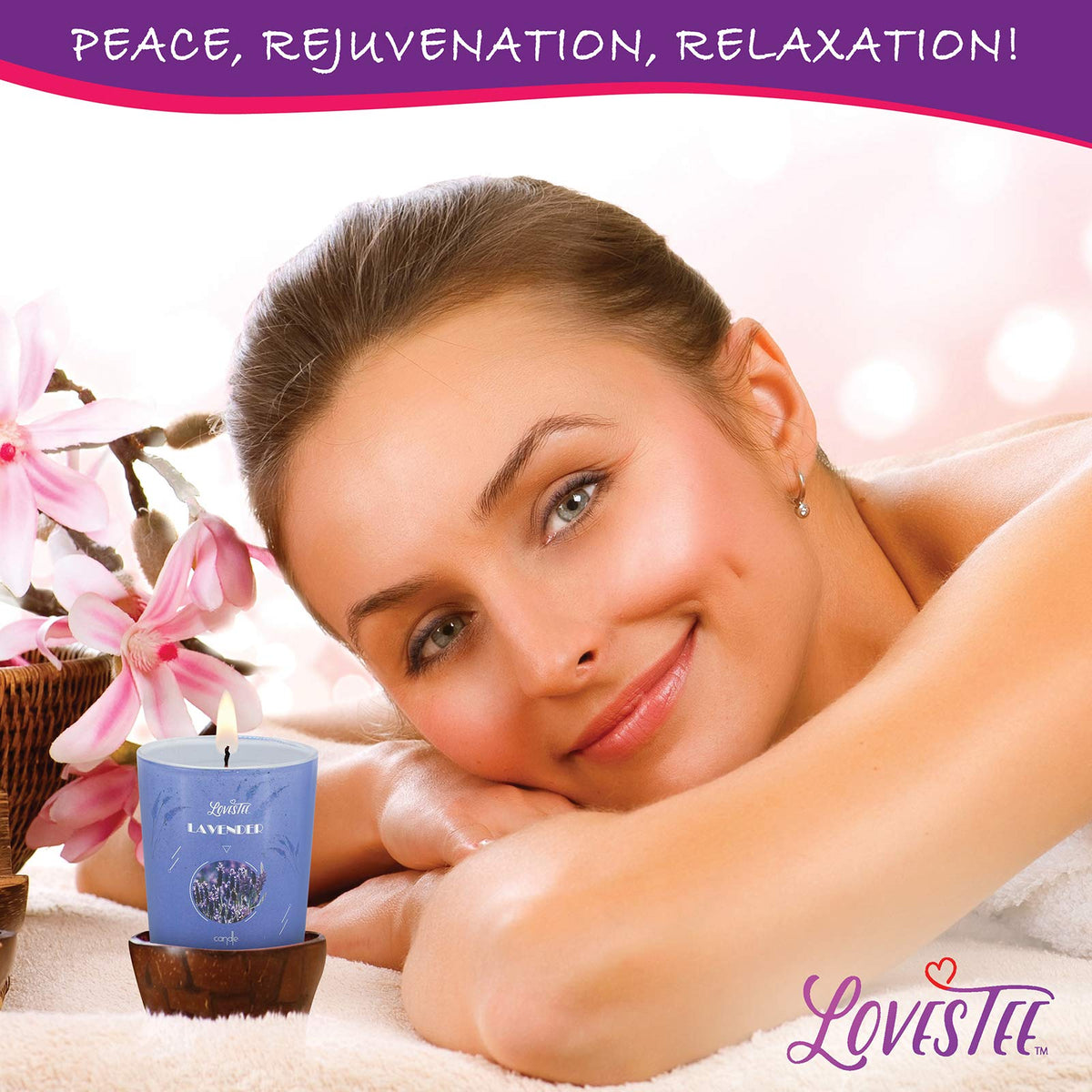 Christmas Gifts Relaxing Lavender Spa Gift Baskets for Wome - LOVESTEE Official Imagery - 7
