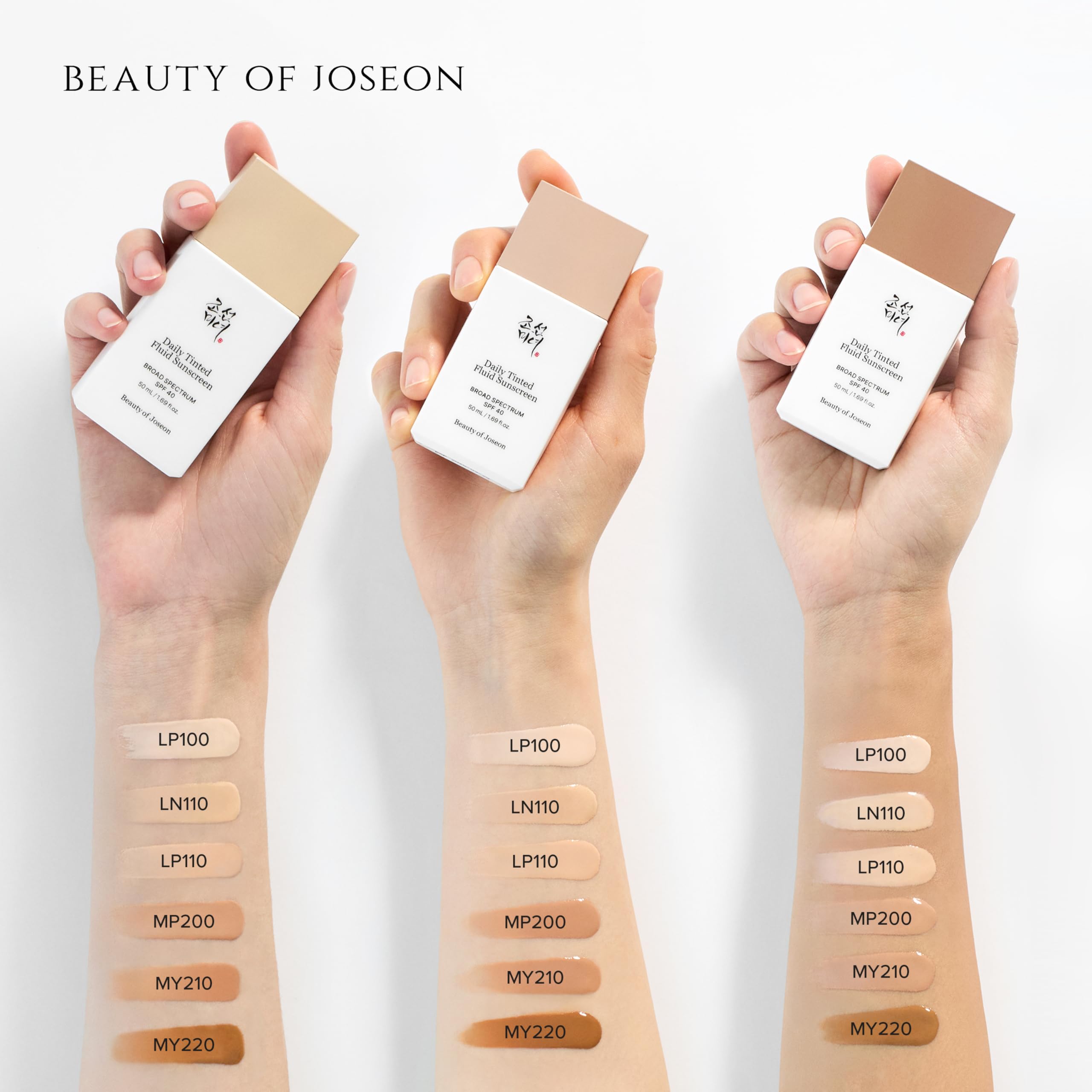 Beauty of Joseon Daily Tinted Fluid Sunscreen 12 Shades for Face - Beauty of Joseon